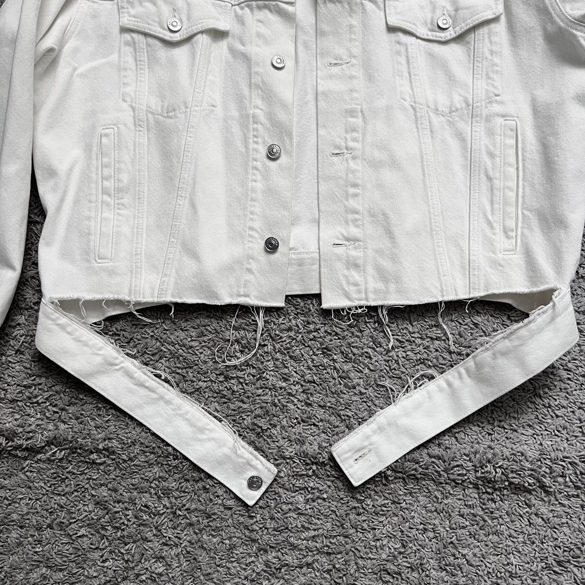 Balenciaga White Balenciaga denim jacket (distressed bottom) Size US L / EU 52-54 / 3 - 9 Thumbnail