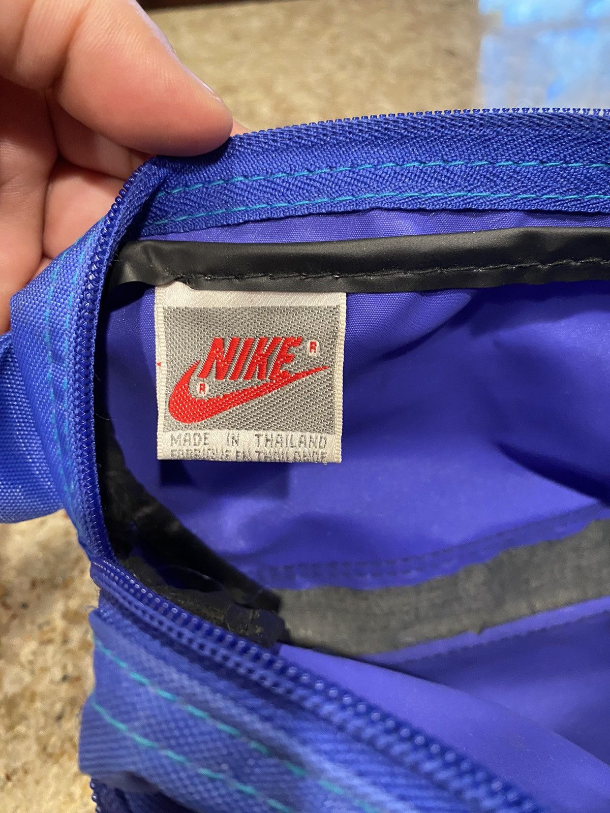 Nike Vintage Nike Fanny Pack Blue Size ONE SIZE - 2 Preview