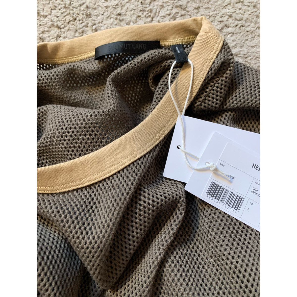 Helmut Lang HELMUT LANG MESH KOLLEKTION RINGER JERSEY Size US S / EU 44-46 / 1 - 11 Thumbnail