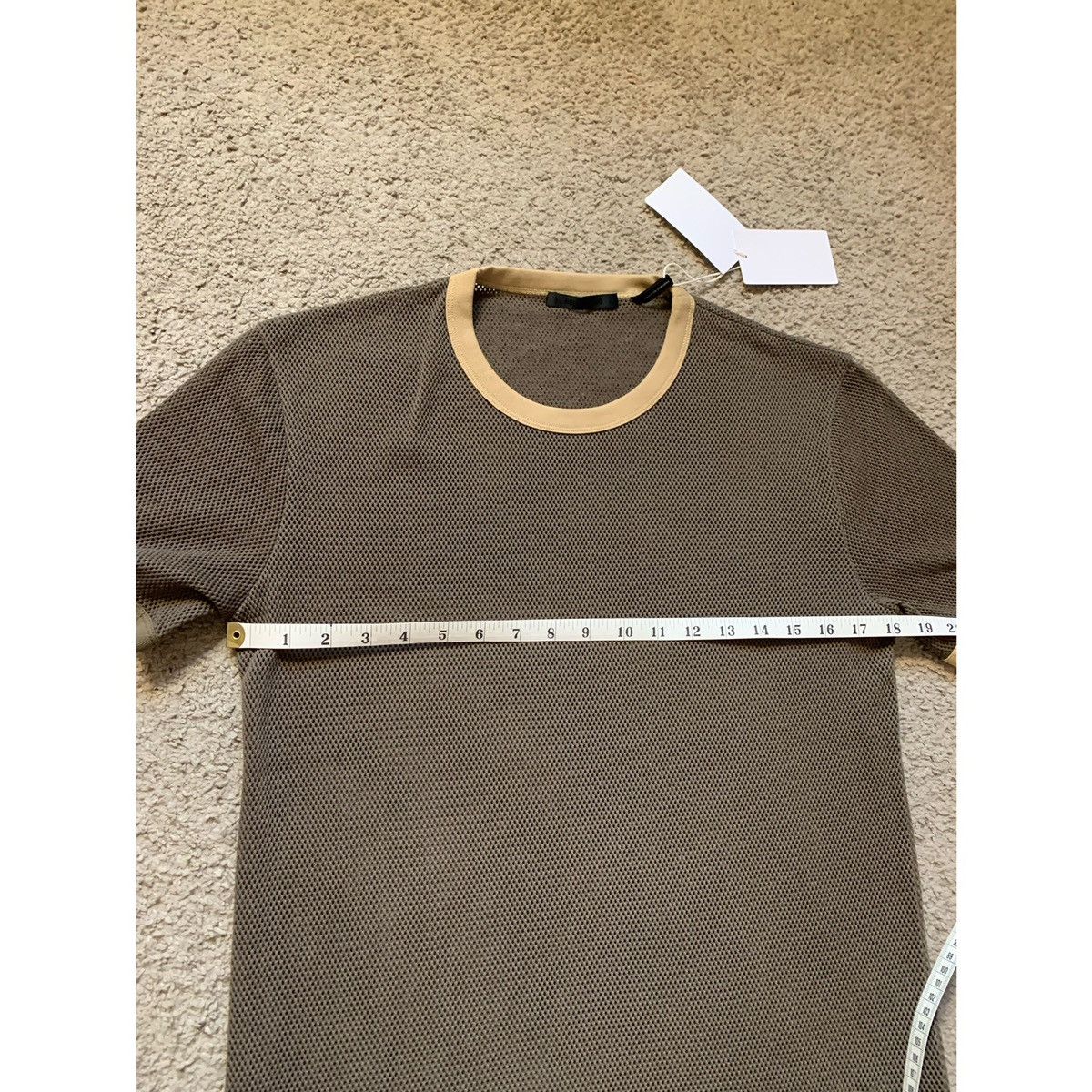 Helmut Lang HELMUT LANG MESH KOLLEKTION RINGER JERSEY Size US S / EU 44-46 / 1 - 6 Thumbnail