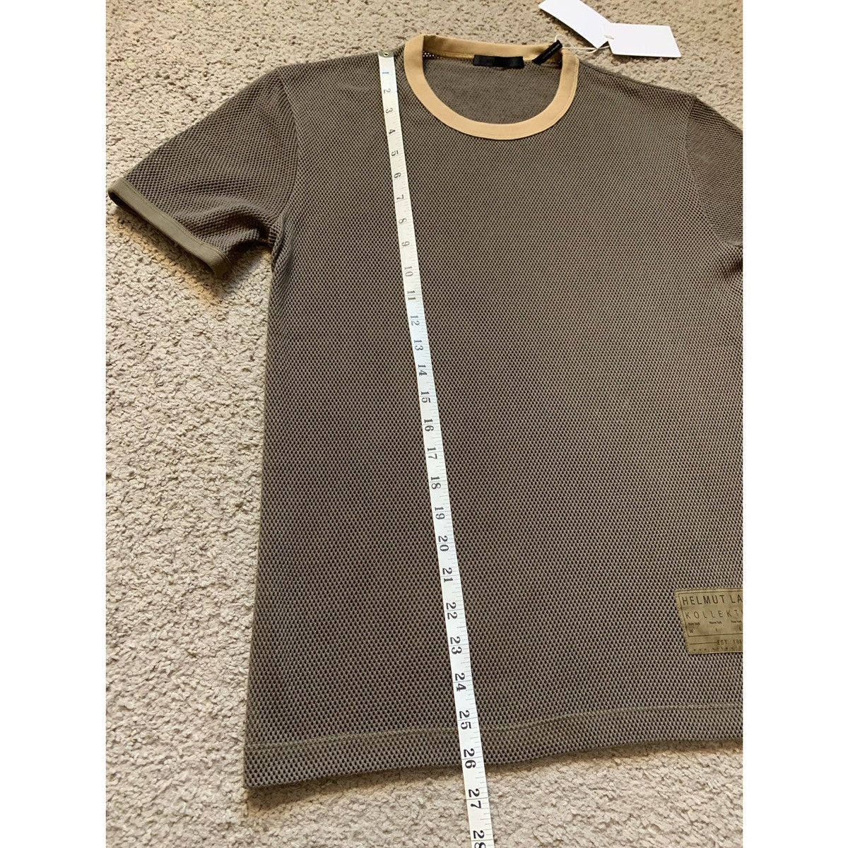Helmut Lang HELMUT LANG MESH KOLLEKTION RINGER JERSEY Size US S / EU 44-46 / 1 - 5 Thumbnail