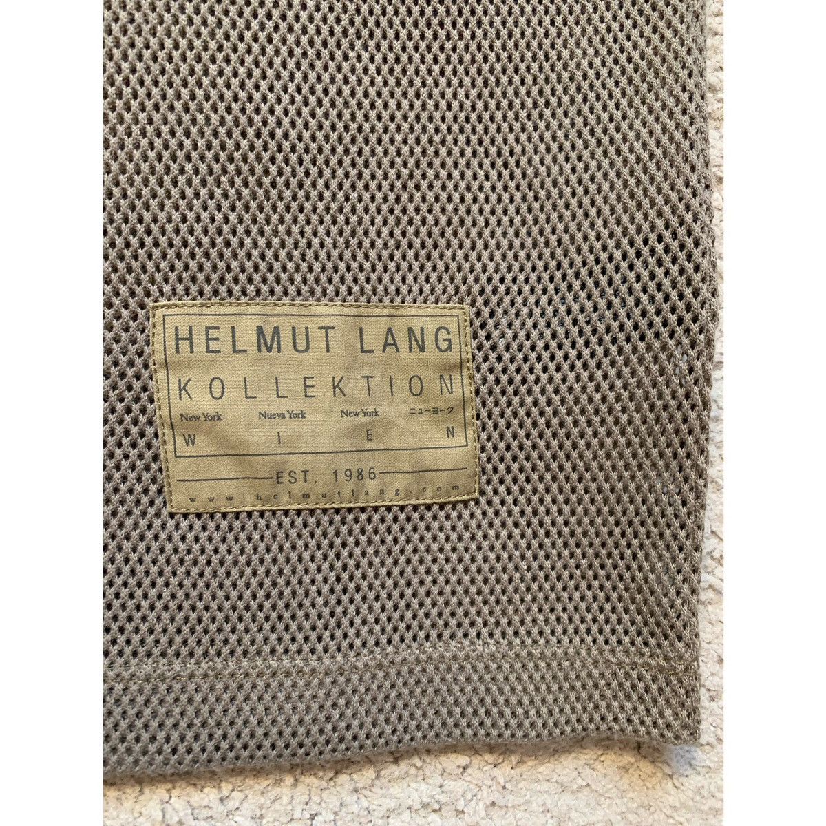 Helmut Lang HELMUT LANG MESH KOLLEKTION RINGER JERSEY Size US S / EU 44-46 / 1 - 15 Thumbnail