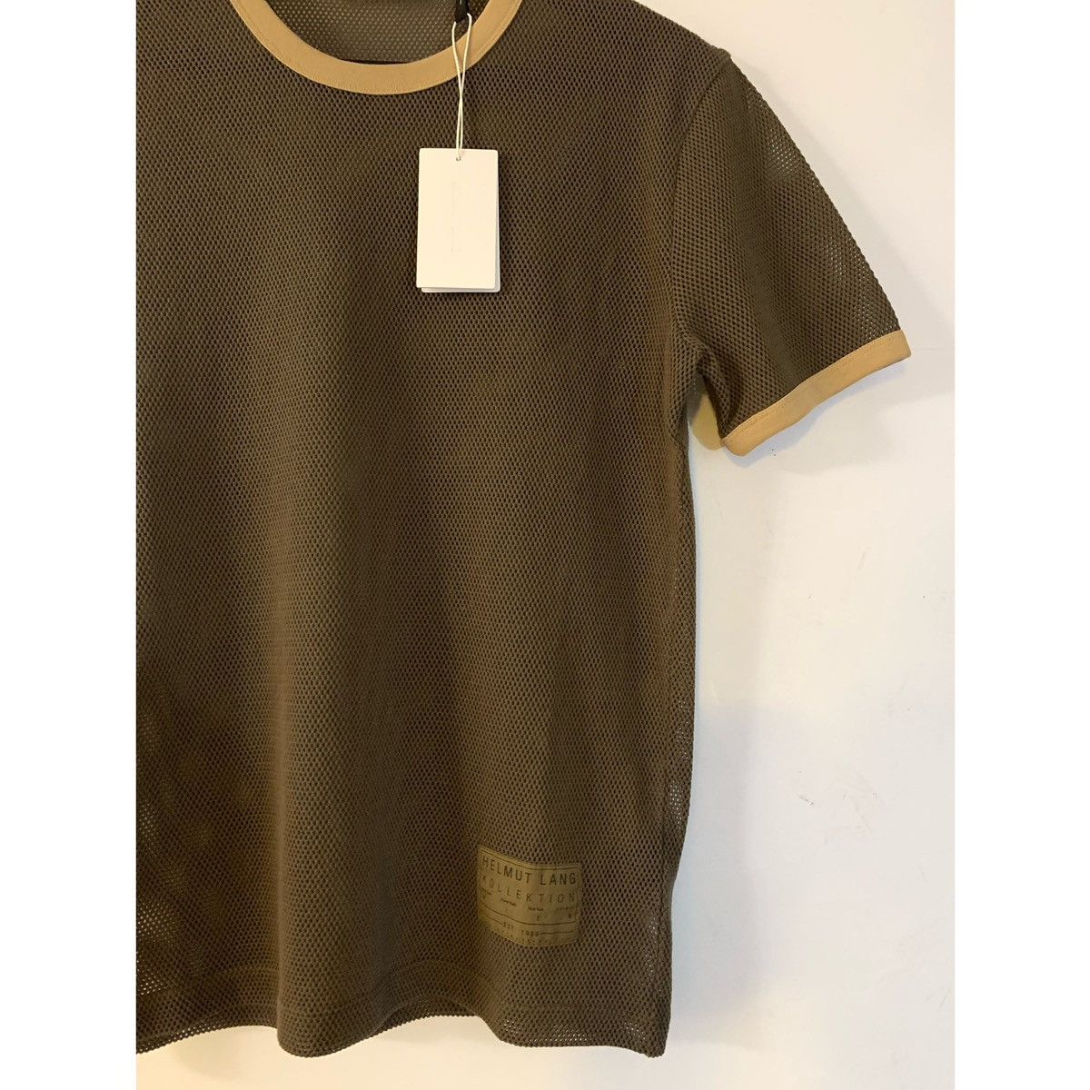Helmut Lang HELMUT LANG MESH KOLLEKTION RINGER JERSEY Size US S / EU 44-46 / 1 - 16 Thumbnail