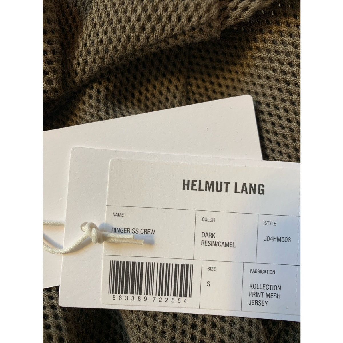 Helmut Lang HELMUT LANG MESH KOLLEKTION RINGER JERSEY Size US S / EU 44-46 / 1 - 13 Thumbnail