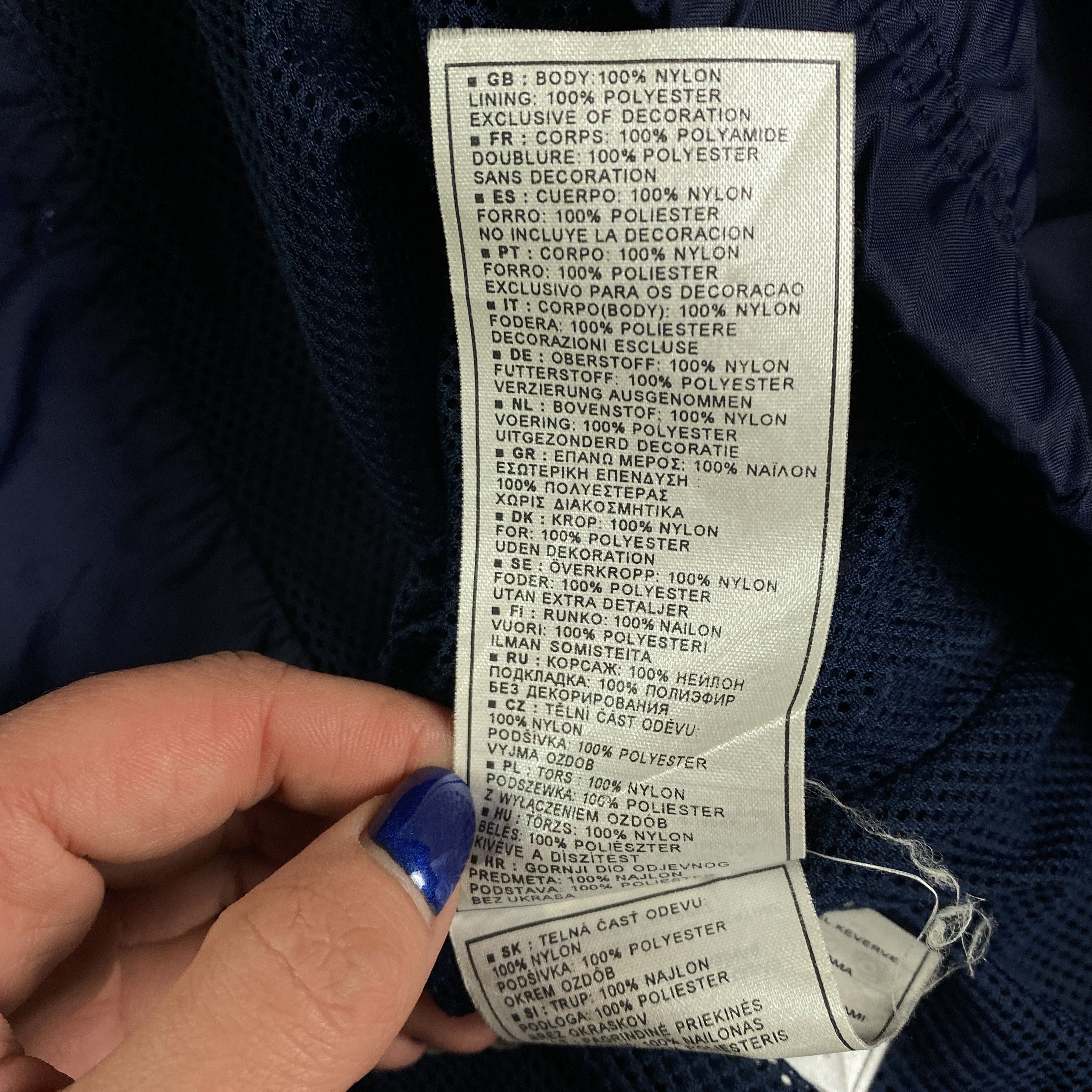 Nike × Vintage Mens Windbreaker Jacket Nike Vintage Size L Size US L / EU 52-54 / 3 - 8 Thumbnail