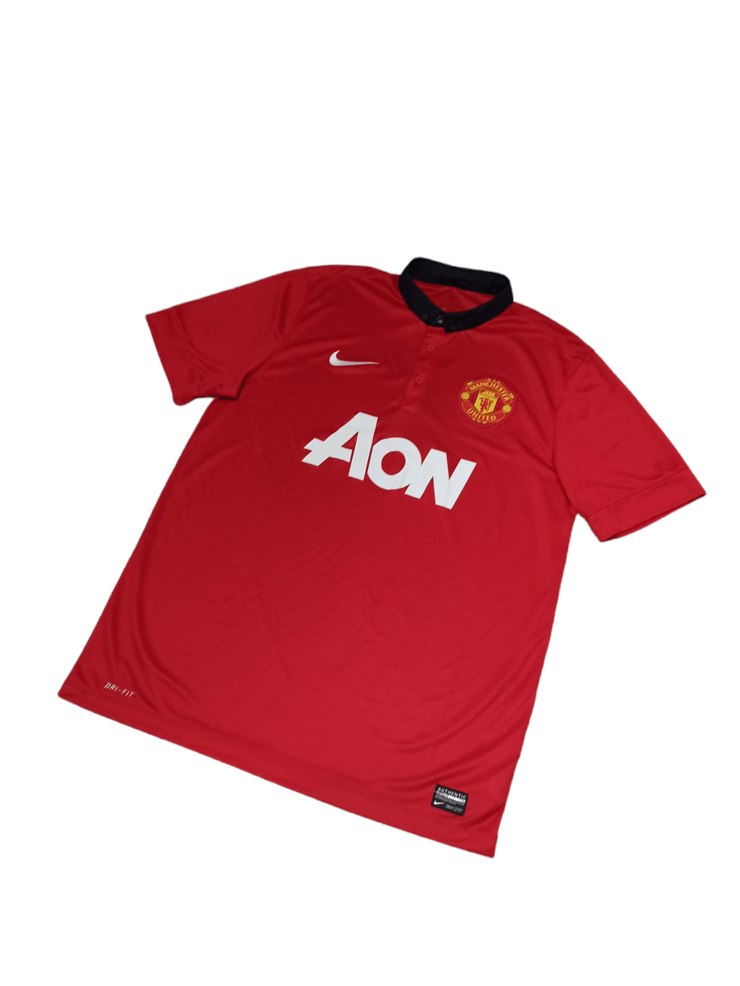 Nike Manchester United 2013/14 Home Nike Football Shirt Size US L / EU 52-54 / 3 - 2 Thumbnail