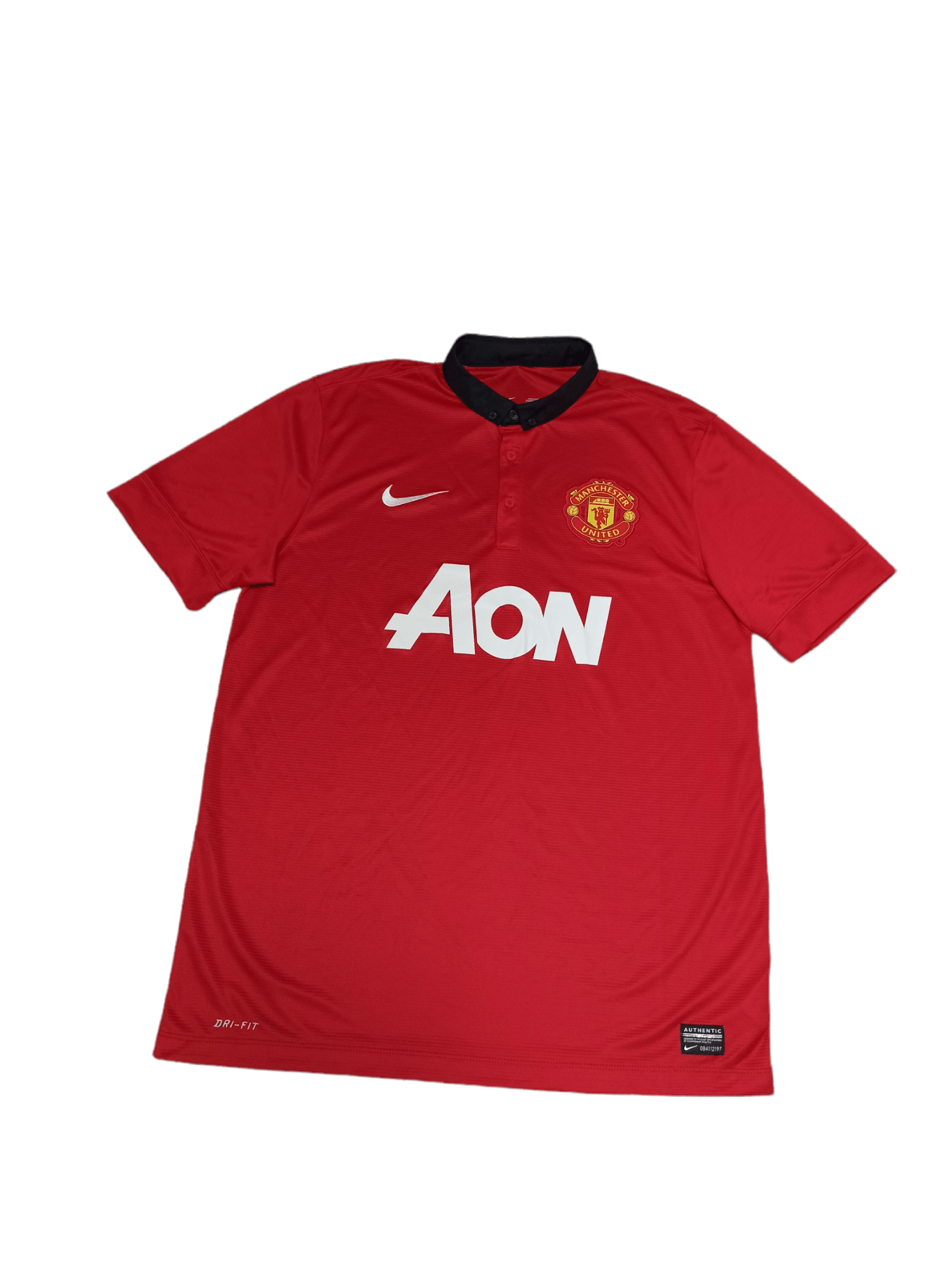Nike Manchester United 2013/14 Home Nike Football Shirt Size US L / EU 52-54 / 3 - 1 Thumbnail