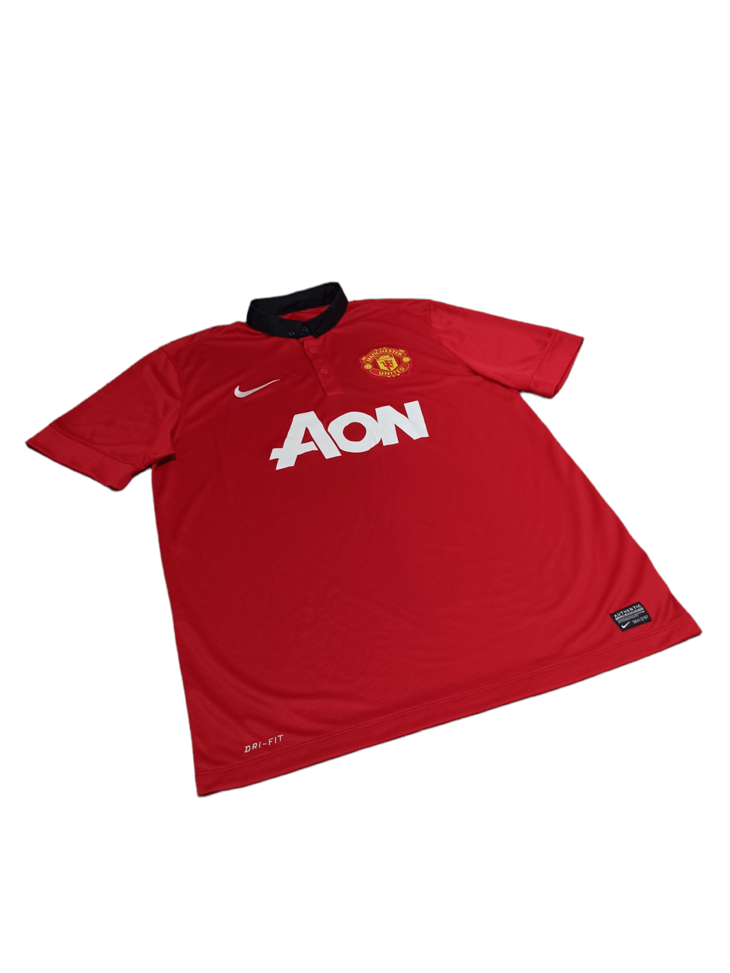 Nike Manchester United 2013/14 Home Nike Football Shirt Size US L / EU 52-54 / 3 - 3 Thumbnail