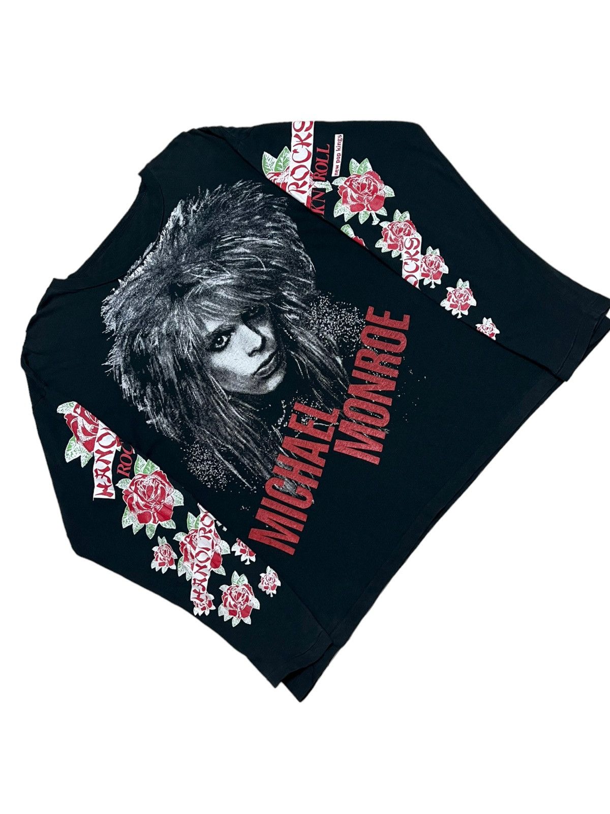Band Tees × Vintage Rare Vintage Michael Monroe New Pop Kings Rock Music Size US L / EU 52-54 / 3 - 2 Thumbnail