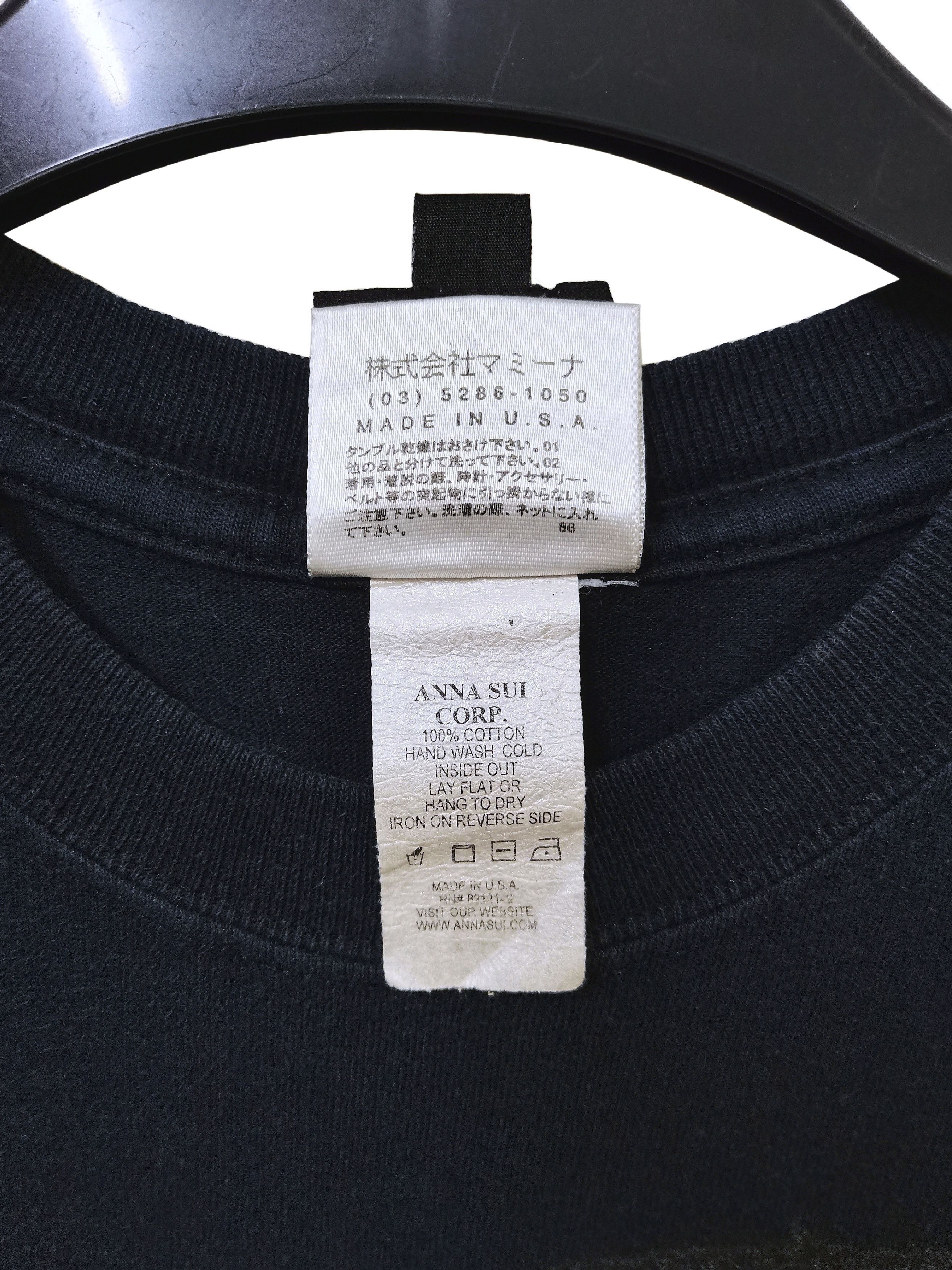 Anna Sui Anna Sui Made in USA T-shirt Rare Design Size XS / US 0-2 / IT 36-38 - 5 Thumbnail