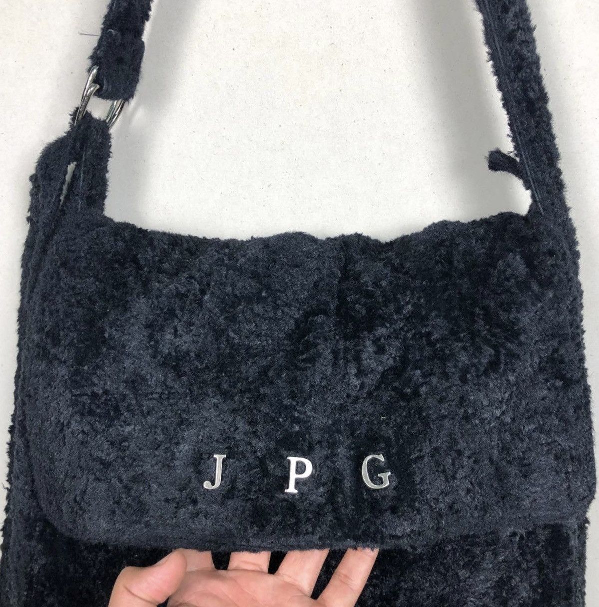 Jean Paul Gaultier Jean Paul Gaultier Faux Fur Shoulder Crossbody Messenger Bag Size ONE SIZE - 5 Thumbnail