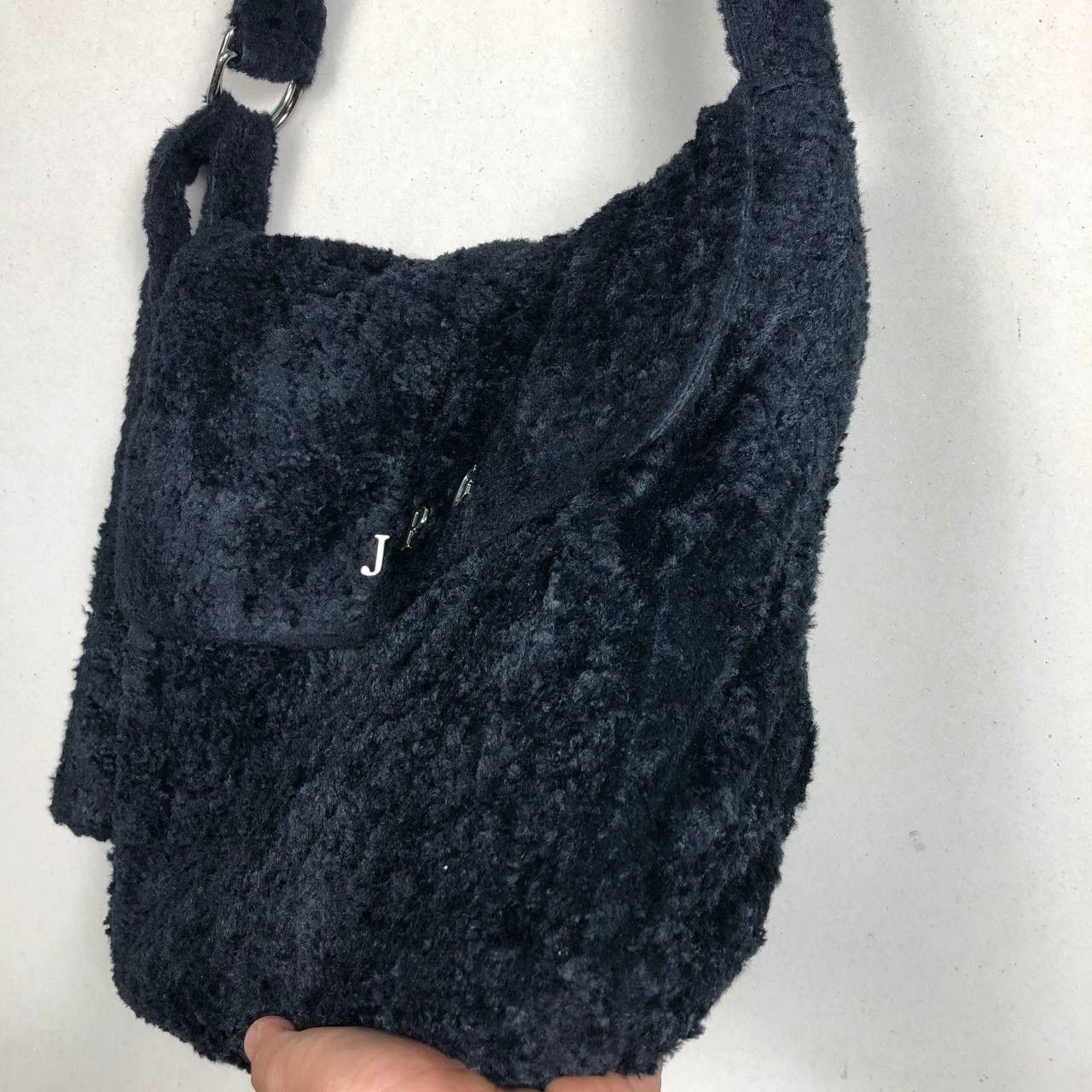 Jean Paul Gaultier Jean Paul Gaultier Faux Fur Shoulder Crossbody Messenger Bag Size ONE SIZE - 6 Thumbnail