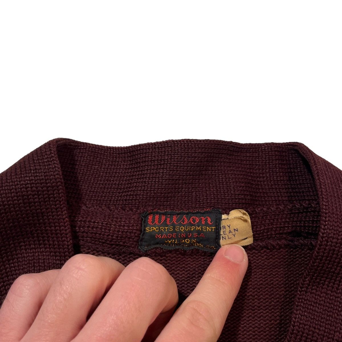 Vintage × Wilson 40s Wilson Letterman Button Up Varsity Jacket Size US S / EU 44-46 / 1 - 7 Thumbnail
