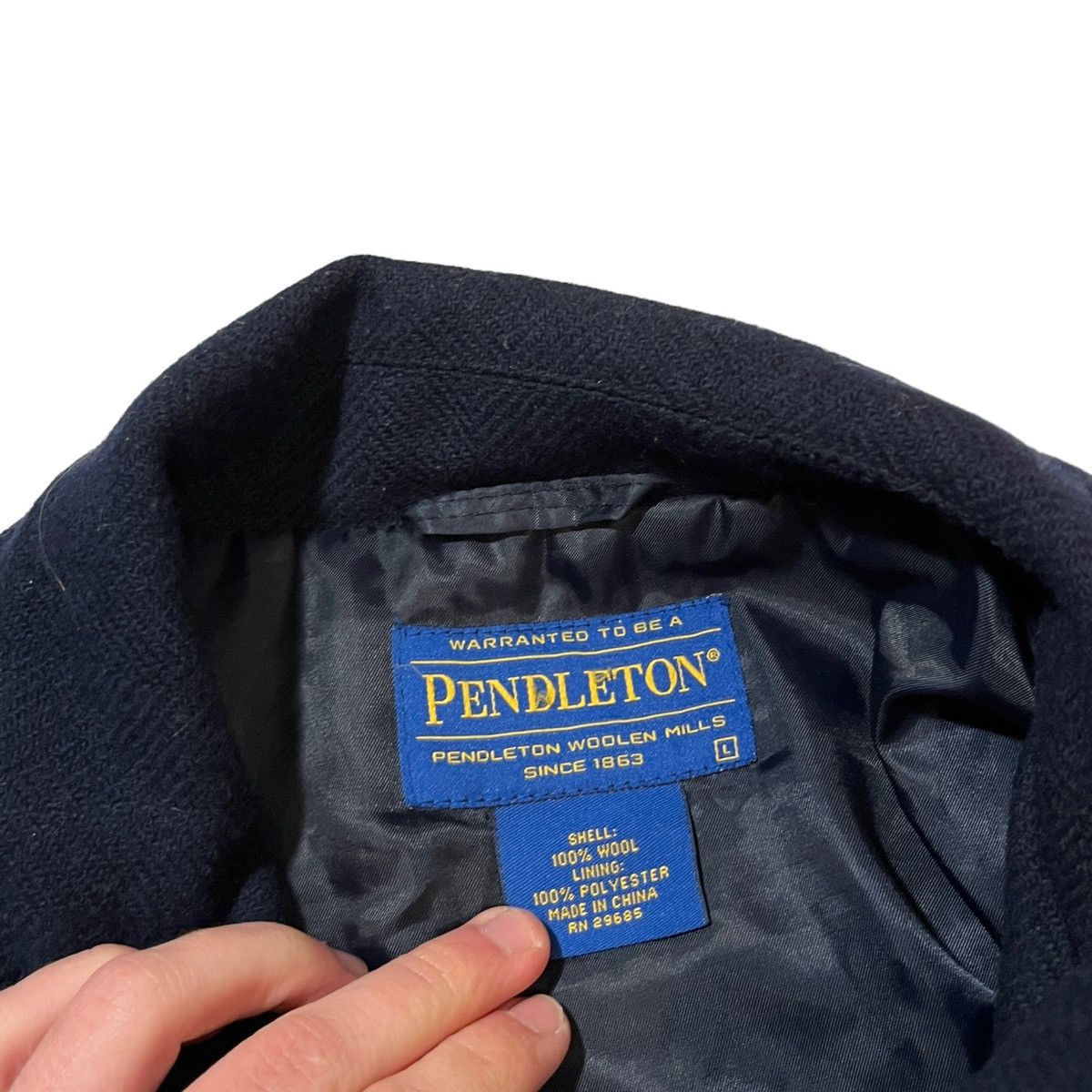 Pendleton × Vintage Vintage Pendleton Woolen Mills Long Coat Size US L / EU 52-54 / 3 - 5 Thumbnail