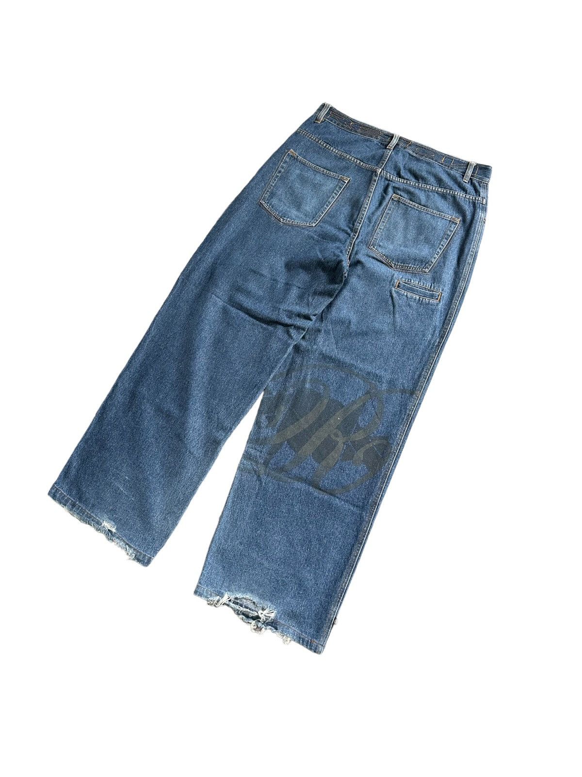 Recon 90’s RECON baggy denim distressed jeans Size US 34 / EU 50 - 10 Thumbnail