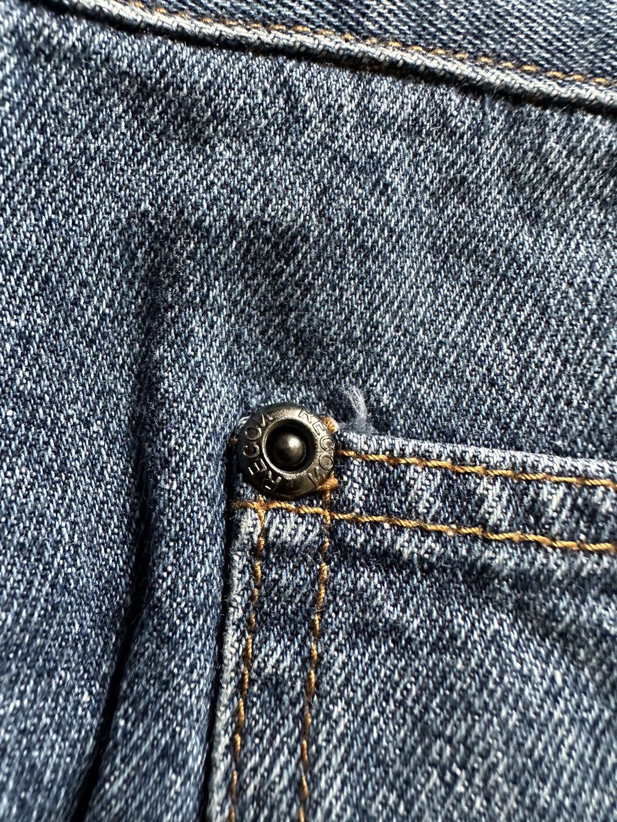 Recon 90’s RECON baggy denim distressed jeans Size US 34 / EU 50 - 19 Thumbnail