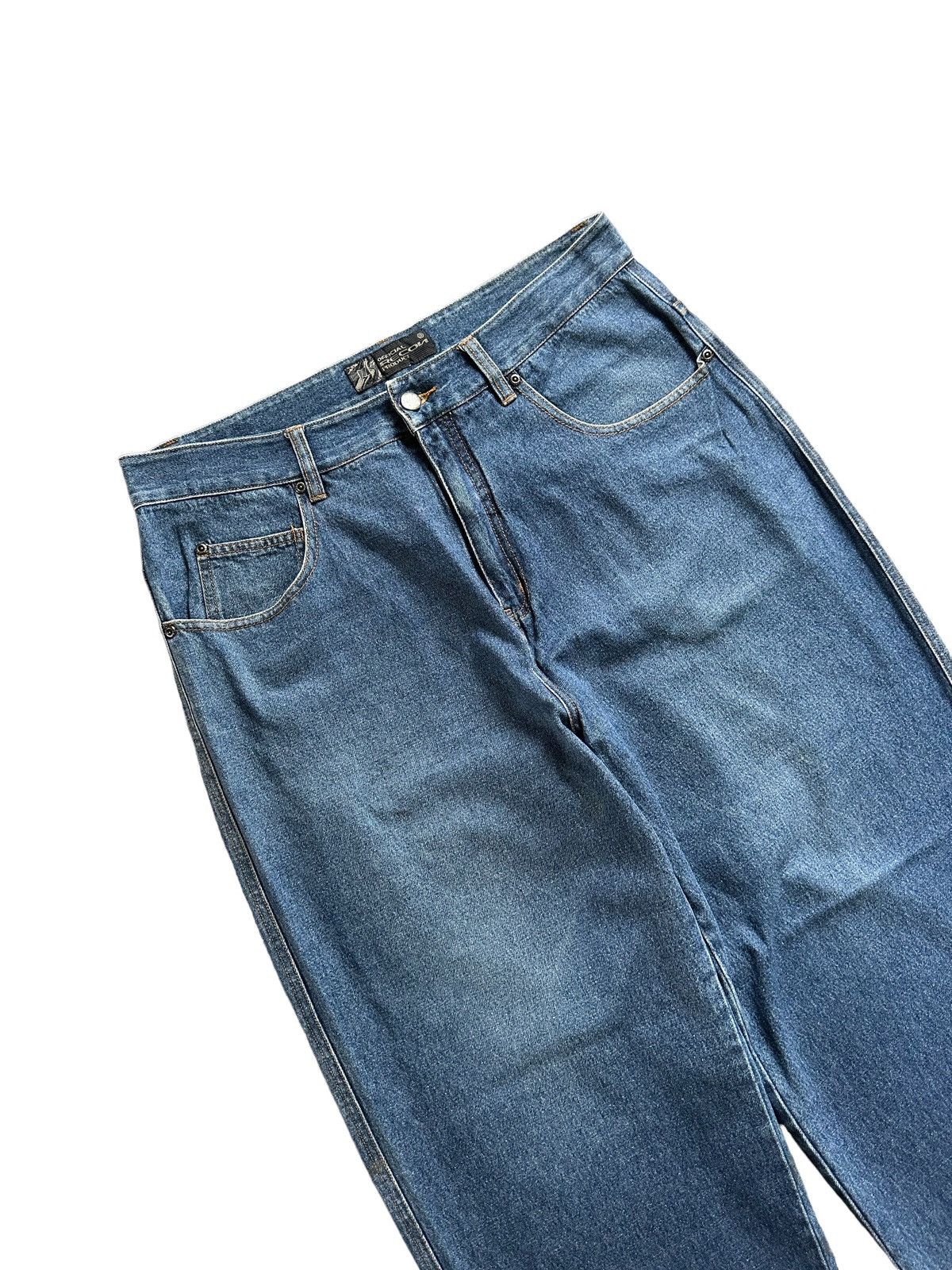 Recon 90’s RECON baggy denim distressed jeans Size US 34 / EU 50 - 4 Thumbnail