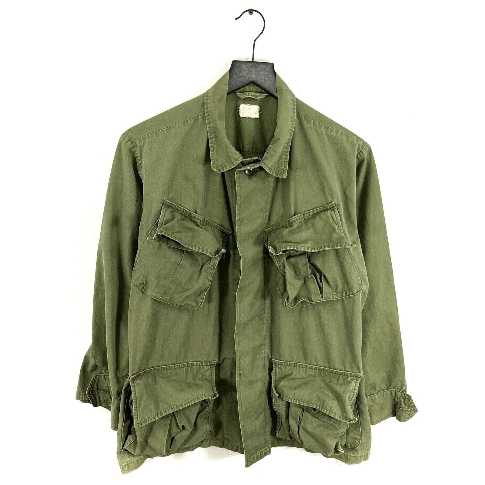 Vintage Vtg Army 107 Tropical Jungle Combat Slant Pocket Jacket S | Grailed