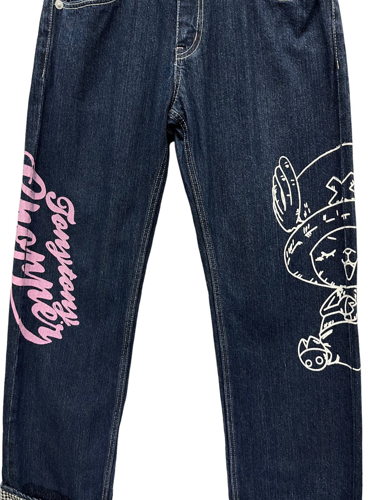 Dr. Collectors 🔥TONY-TONY CHOPPER ANIME ONE PIECE Big Print Denim Japan Size US 30 / EU 46 - 6 Thumbnail