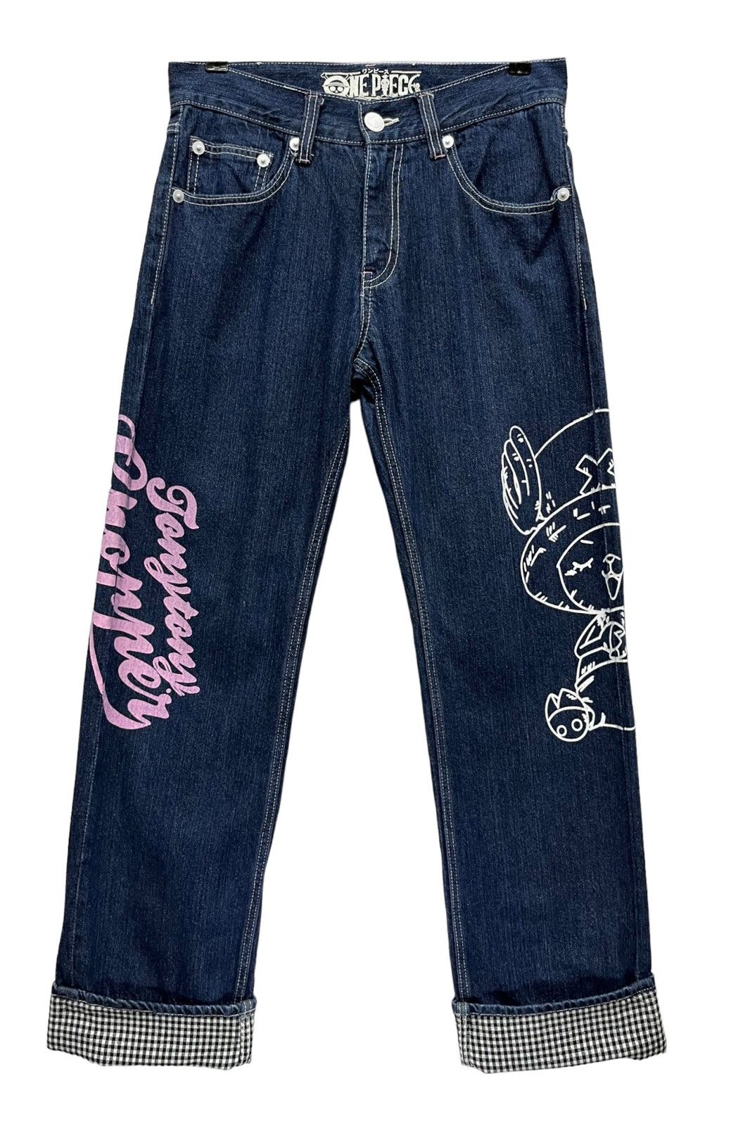 コミック・アニメ ONE PIECE keep on your jeans spirits One Piece Anime Pants | Grailed