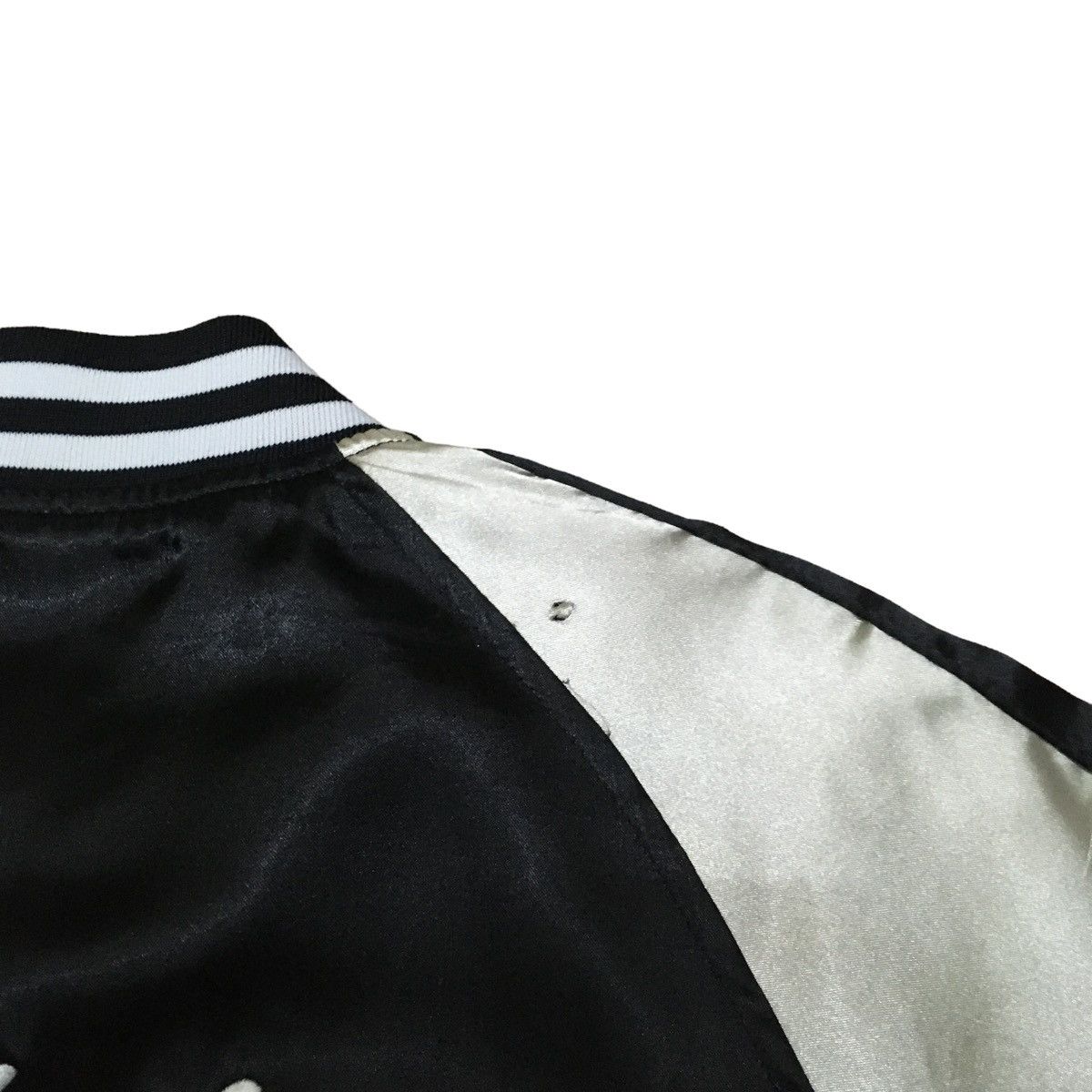 Japanese Brand × Vintage Rare Design Vintage Brand Attention Sukajan Jacket 1990s Size US L / EU 52-54 / 3 - 7 Thumbnail