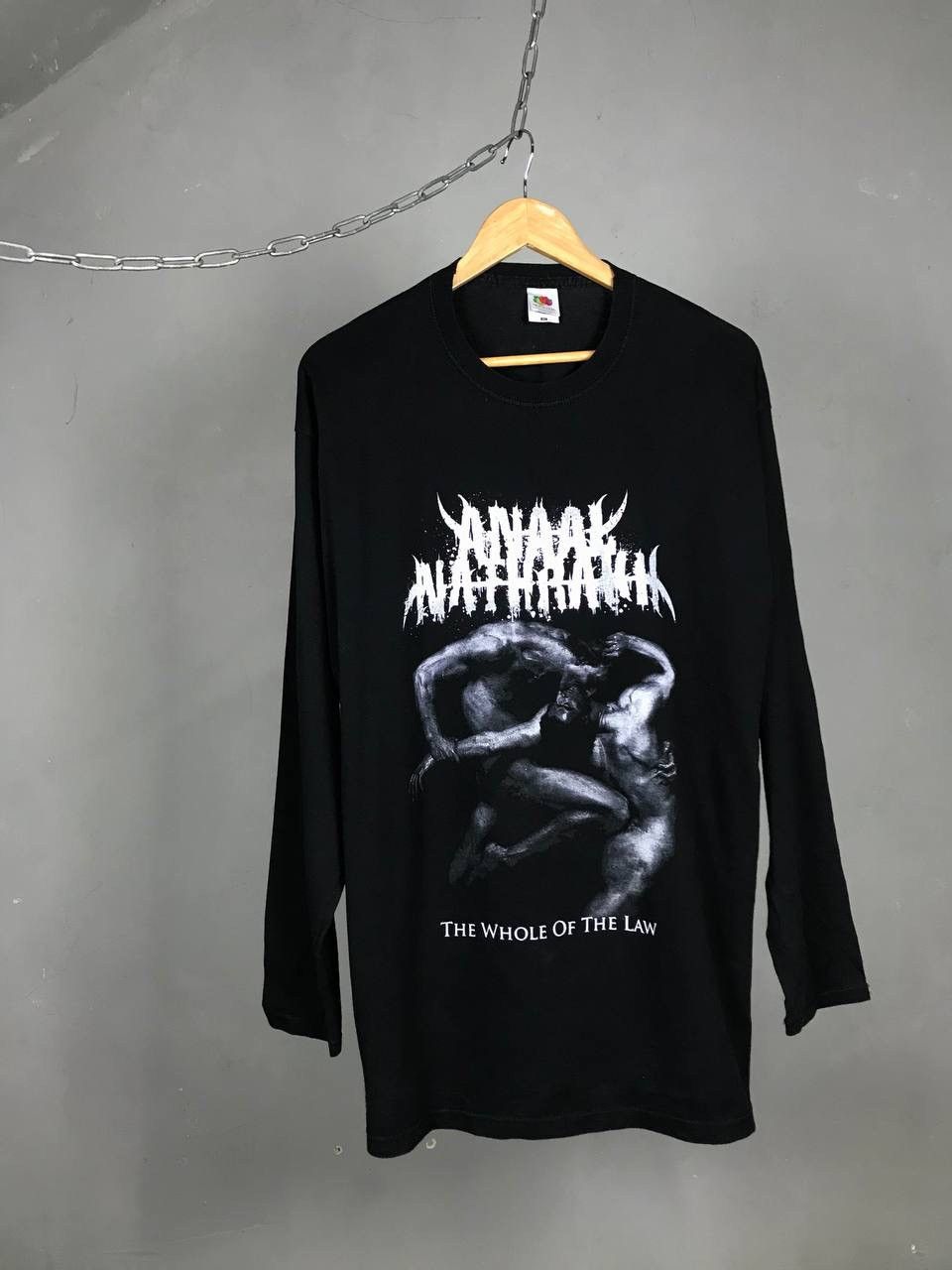 Band Tees Anaal Nathrakh vintage rock band metal longsleeve Size US XL / EU 56 / 4 - 1 Thumbnail