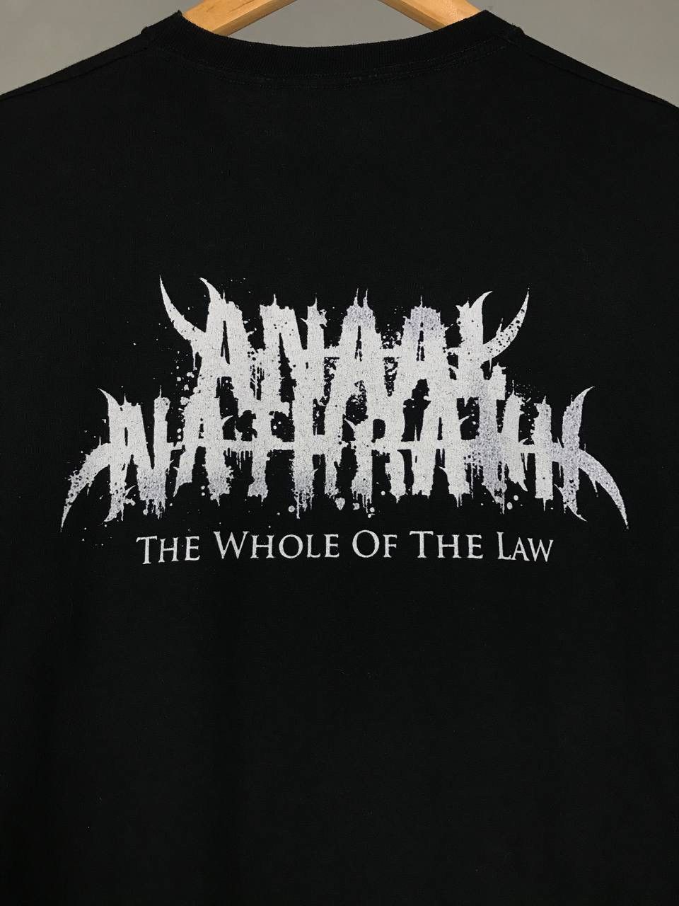 Band Tees Anaal Nathrakh vintage rock band metal longsleeve Size US XL / EU 56 / 4 - 7 Thumbnail
