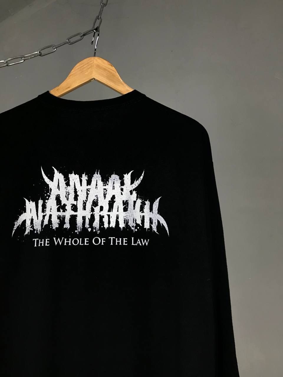 Band Tees Anaal Nathrakh vintage rock band metal longsleeve Size US XL / EU 56 / 4 - 6 Thumbnail