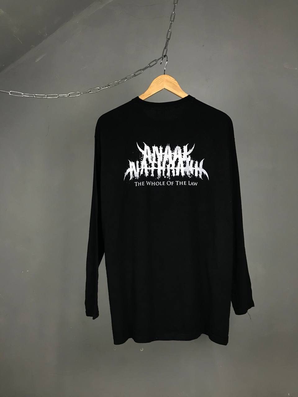 Band Tees Anaal Nathrakh vintage rock band metal longsleeve Size US XL / EU 56 / 4 - 2 Thumbnail