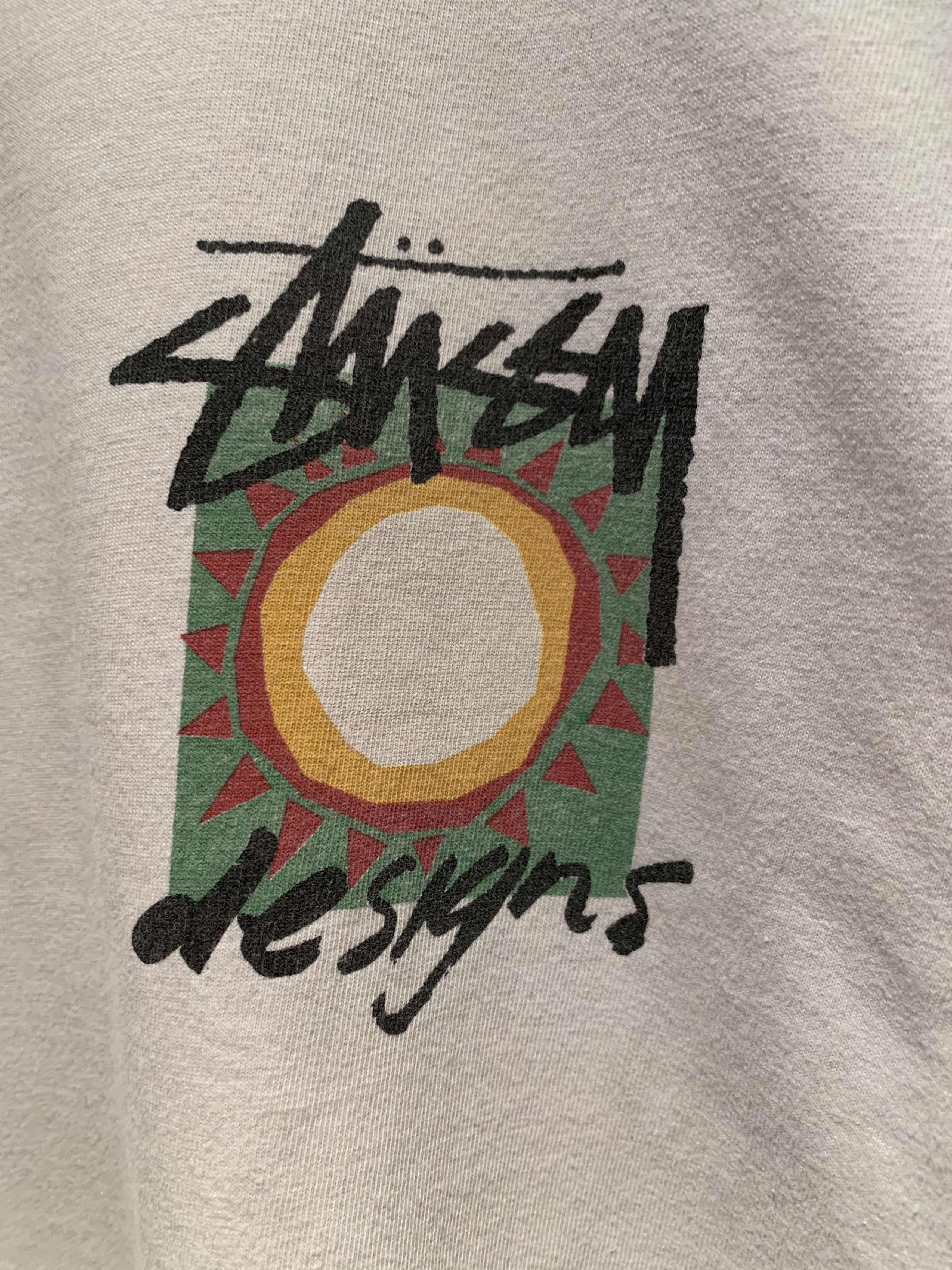 Designer × Stussy × Vintage *RARE* Stussy Designs Image Print T-Shirt - Large Size US L / EU 52-54 / 3 - 4 Thumbnail