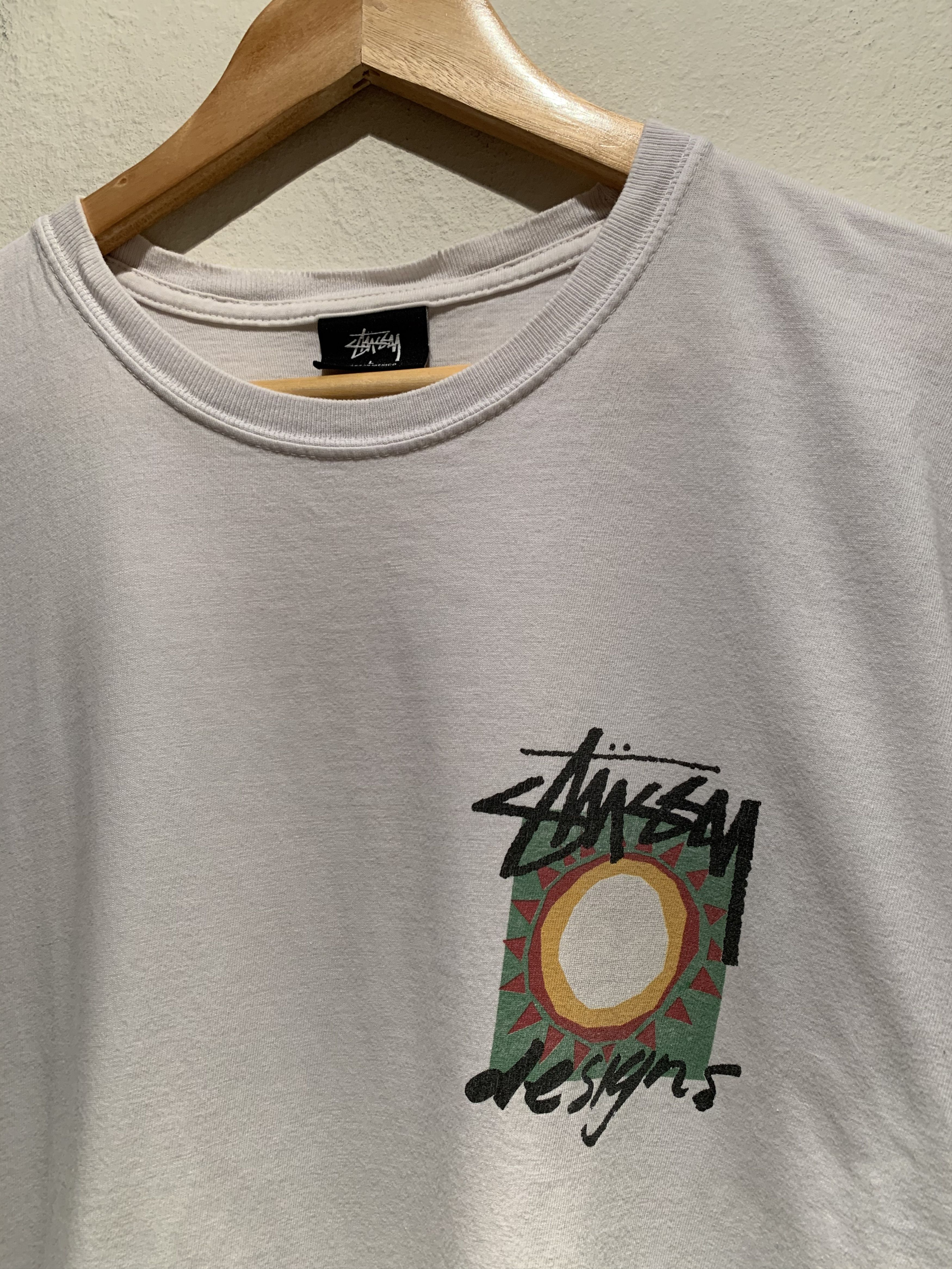 Designer × Stussy × Vintage *RARE* Stussy Designs Image Print T-Shirt - Large Size US L / EU 52-54 / 3 - 3 Thumbnail