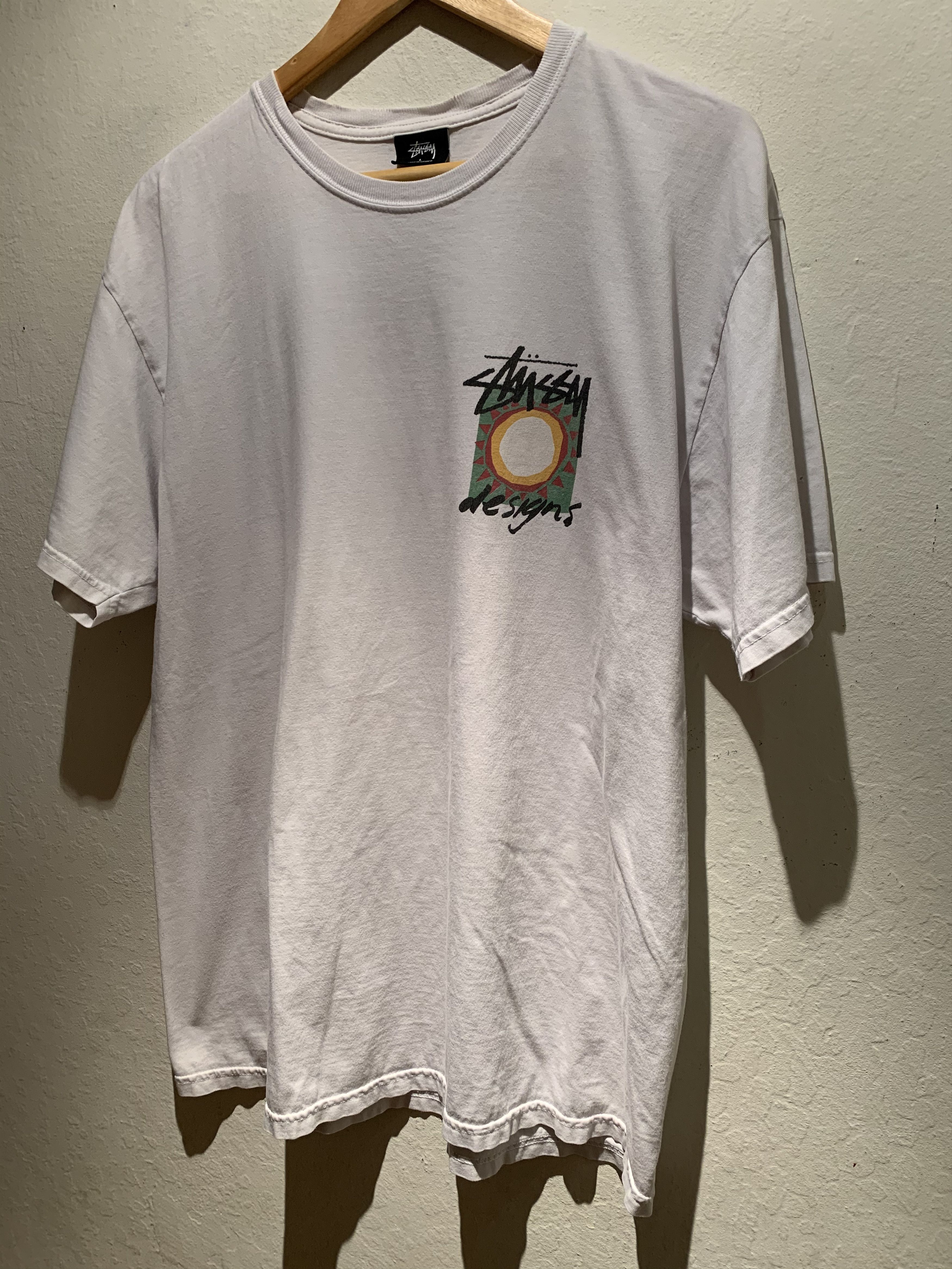 Designer × Stussy × Vintage *RARE* Stussy Designs Image Print T-Shirt - Large Size US L / EU 52-54 / 3 - 2 Thumbnail