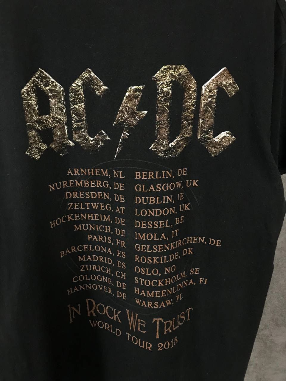 AC/DC × Band Tees AC/DC rock band tour tee Size US L / EU 52-54 / 3 - 6 Thumbnail