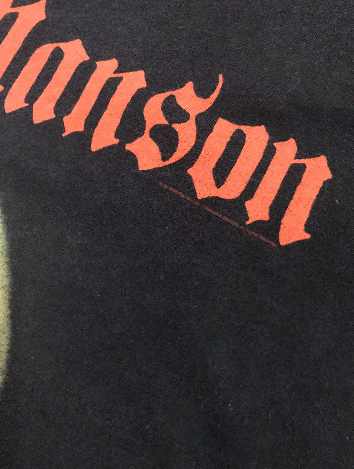 Band Tees × Vintage Vintage Marilyn Manson Red Lips Face Graphic Tour Band Tees Size US L / EU 52-54 / 3 - 4 Thumbnail