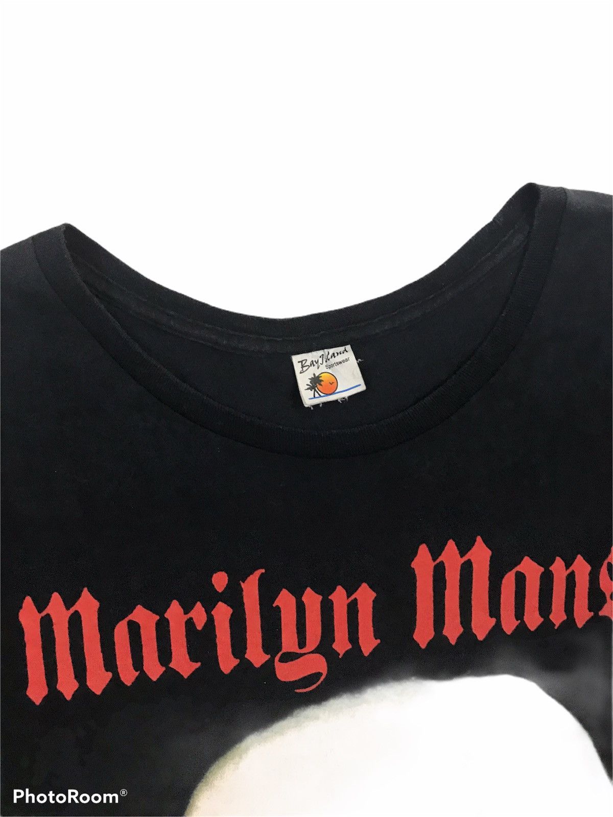 Band Tees × Vintage Vintage Marilyn Manson Red Lips Face Graphic Tour Band Tees Size US L / EU 52-54 / 3 - 5 Thumbnail