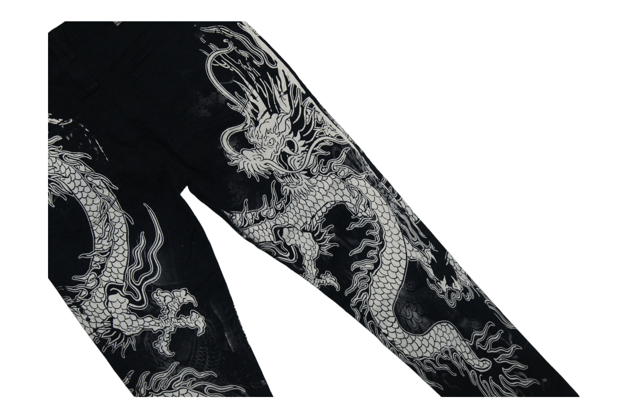Japanese Brand 🔥STEALS🔥 Kulang Buluo Dragon printed straight jeans Size US 32 / EU 48 - 7 Thumbnail