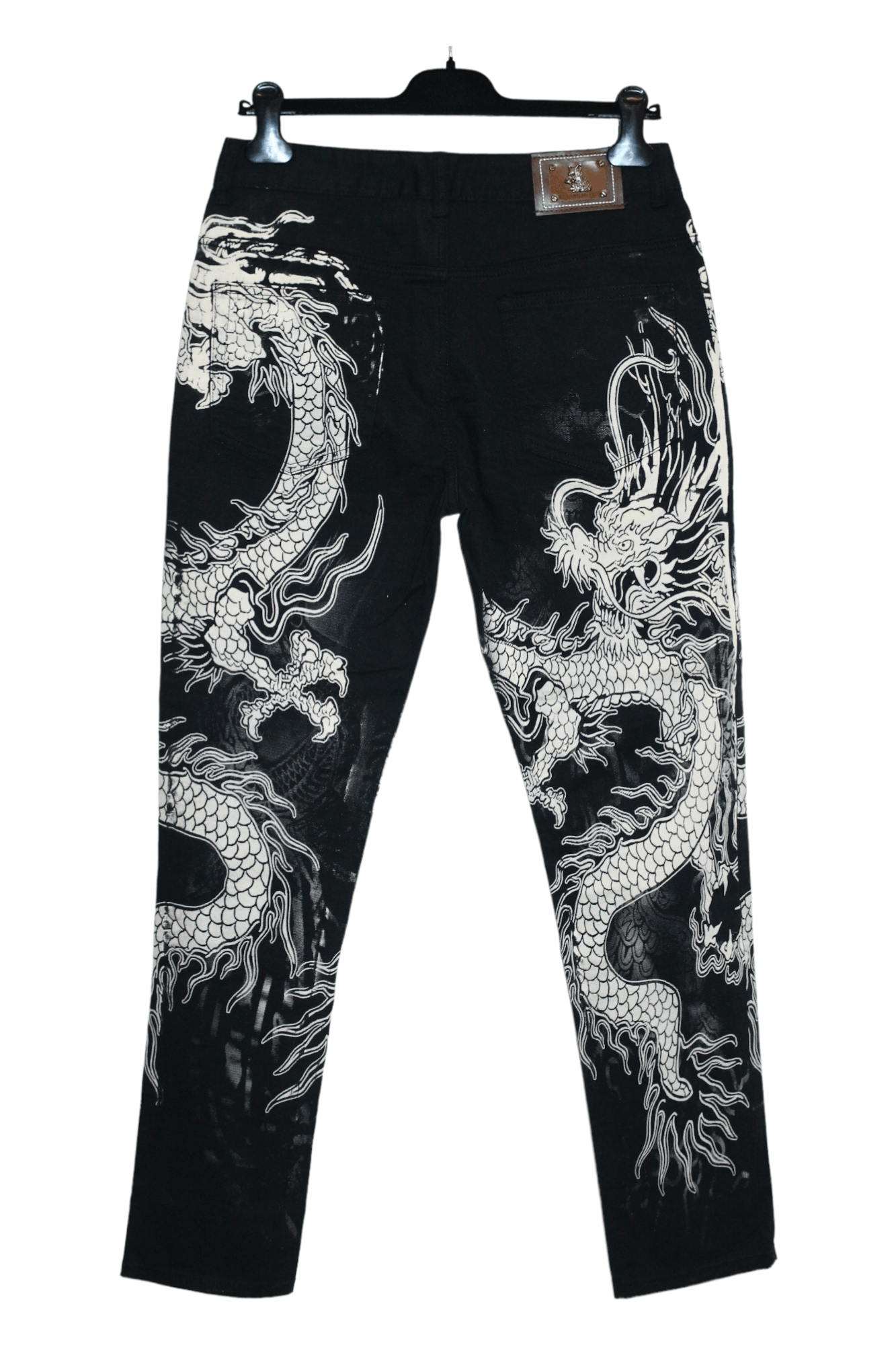 Japanese Brand 🔥STEALS🔥 Kulang Buluo Dragon printed straight jeans Size US 32 / EU 48 - 2 Thumbnail