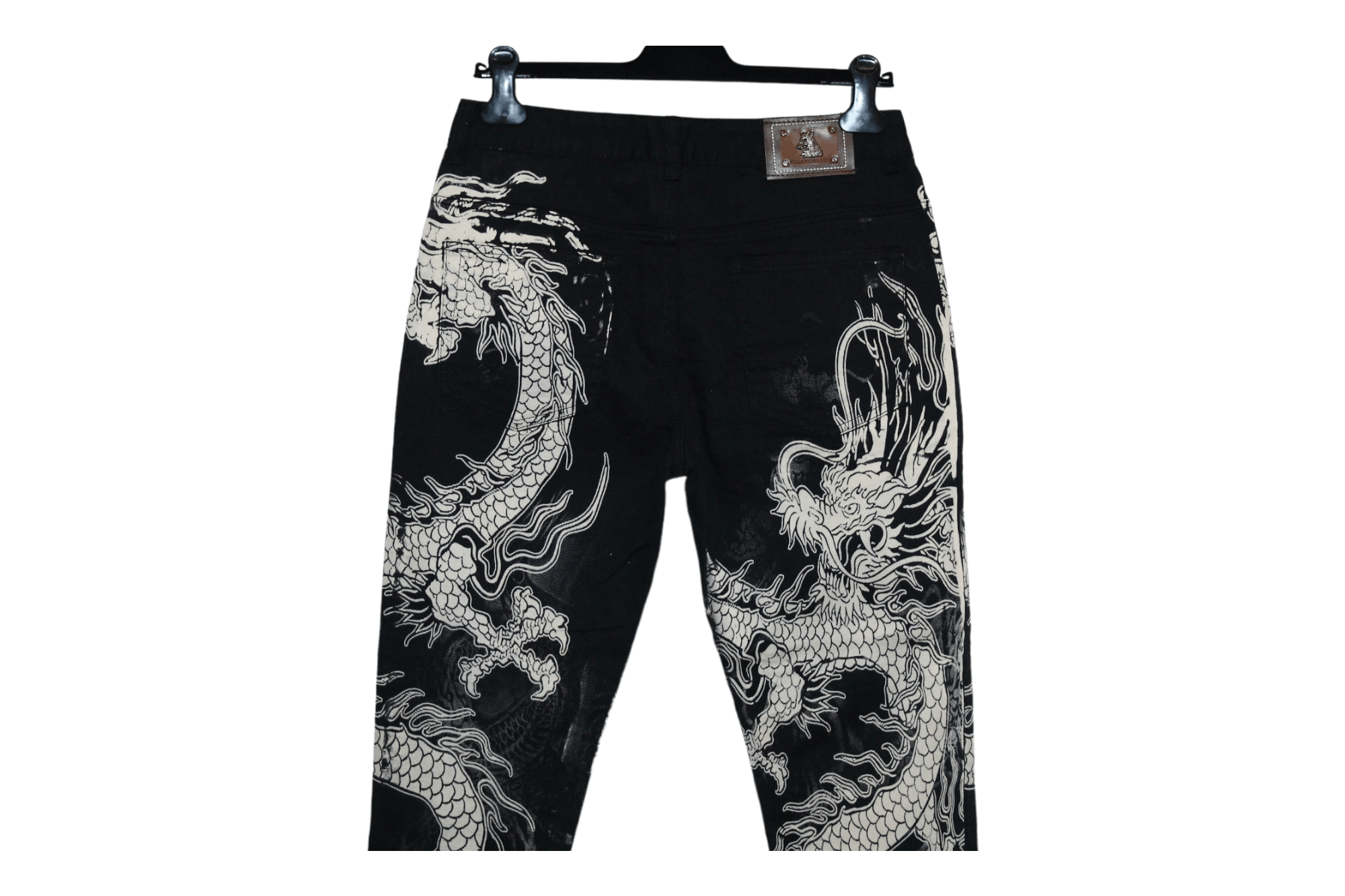 Japanese Brand 🔥STEALS🔥 Kulang Buluo Dragon printed straight jeans Size US 32 / EU 48 - 5 Thumbnail