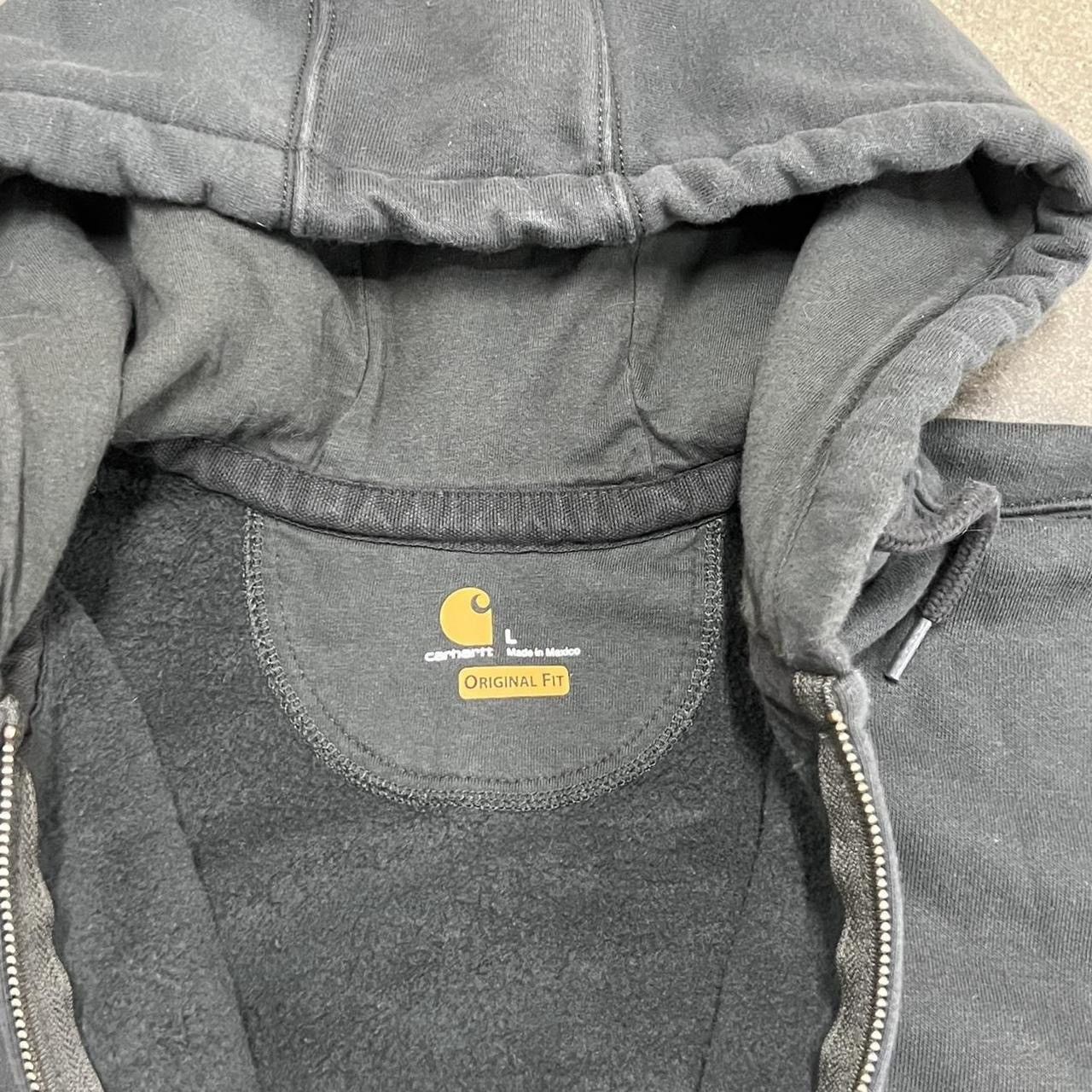 Carhartt Vintage Style Carhartt Full Zip Hooded Sweatshirt Size US L / EU 52-54 / 3 - 3 Thumbnail