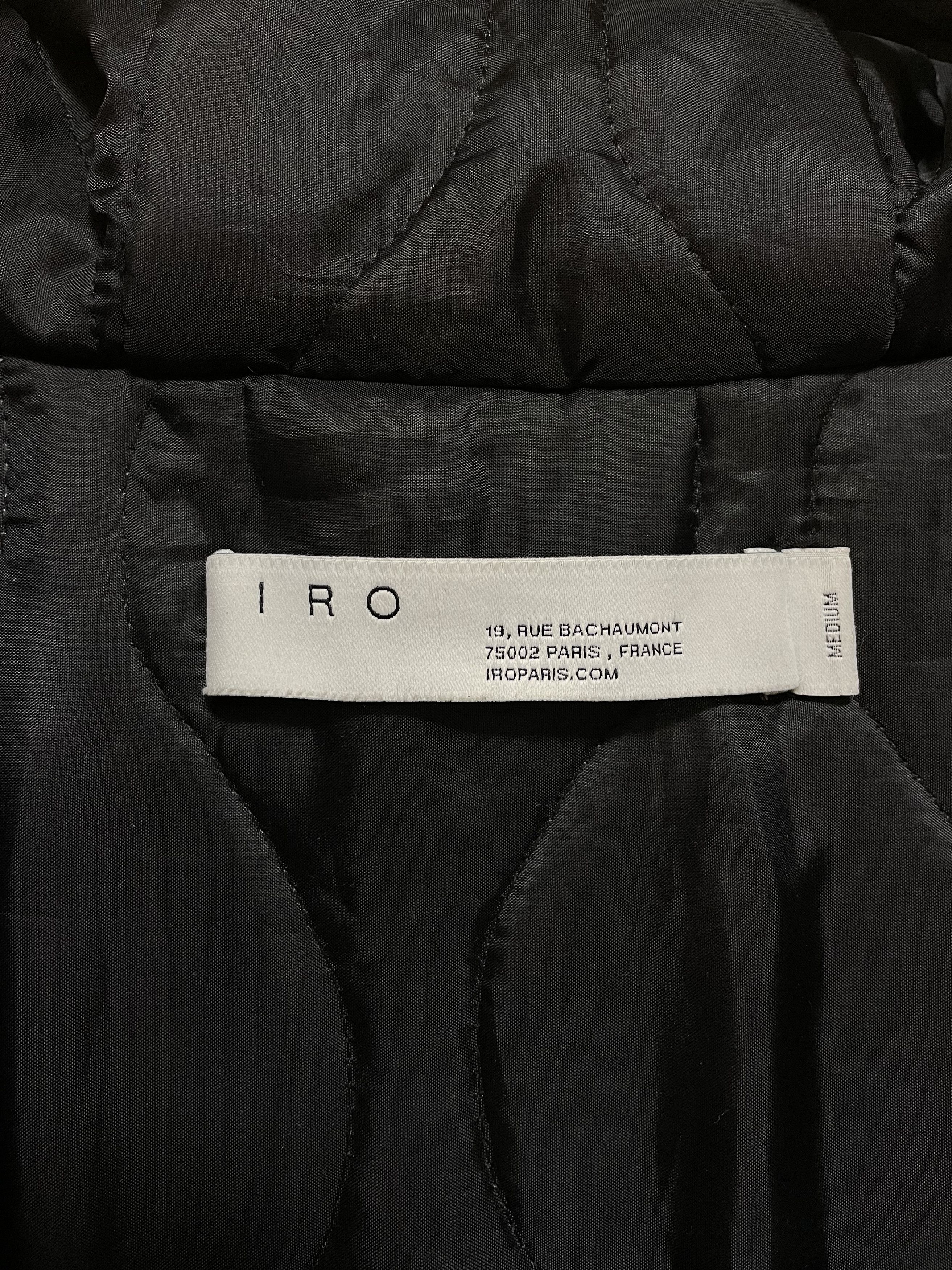 Iro IRO Paris Bareamen Parka Black Men’s Jacket Coat RRP $900 Size US M / EU 48-50 / 2 - 9 Thumbnail