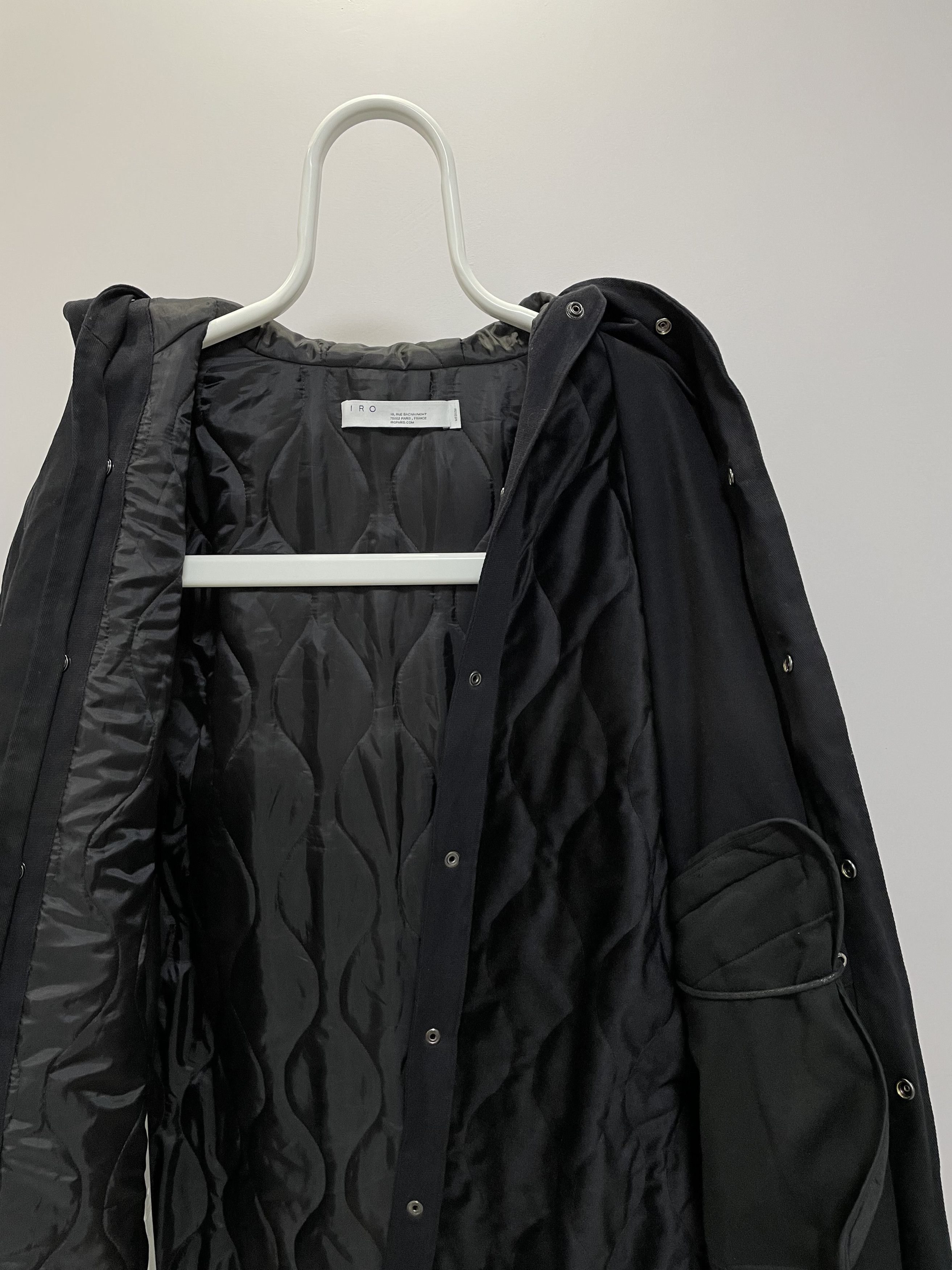 Iro IRO Paris Bareamen Parka Black Men’s Jacket Coat RRP $900 Size US M / EU 48-50 / 2 - 7 Thumbnail