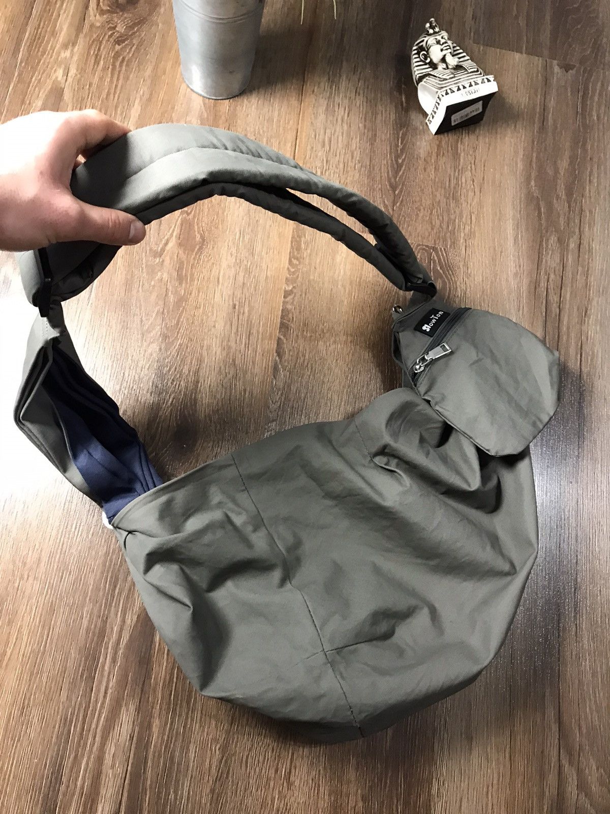 Japanese Brand × Vintage Oversized Crossbody messenger Grey bag Size ONE SIZE - 4 Thumbnail