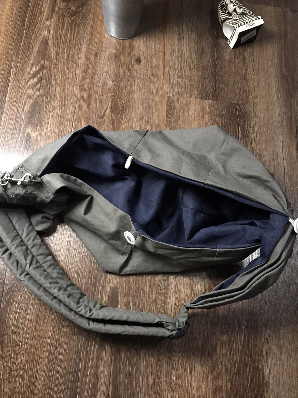 Japanese Brand × Vintage Oversized Crossbody messenger Grey bag Size ONE SIZE - 6 Thumbnail