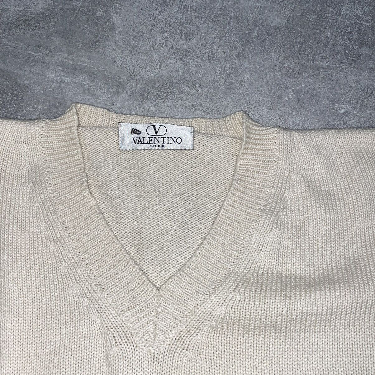 Valentino × Vintage VINTAGE VALENTINO KNITTED SWEATER Y2k knit studio Size US L / EU 52-54 / 3 - 3 Thumbnail
