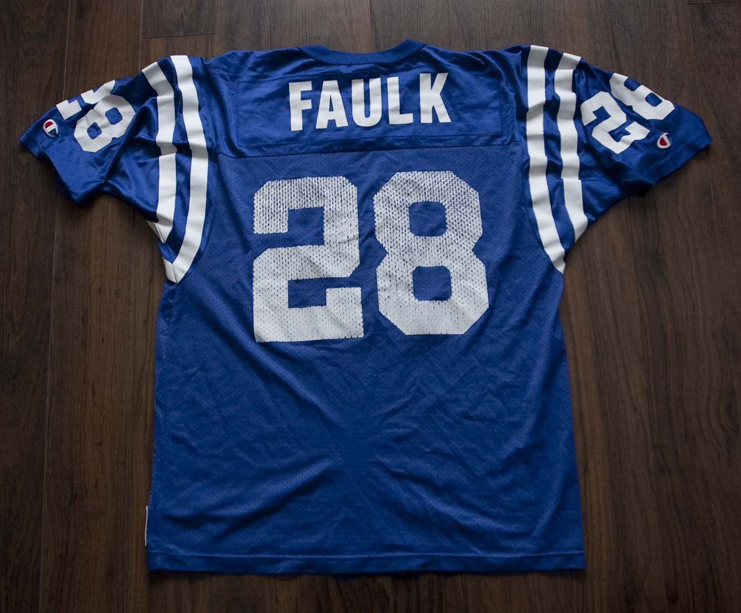 Champion × NFL × Vintage Marshall Faulk Jersey Indianapolis Colts Champion Size 44 Size US L / EU 52-54 / 3 - 1 Thumbnail