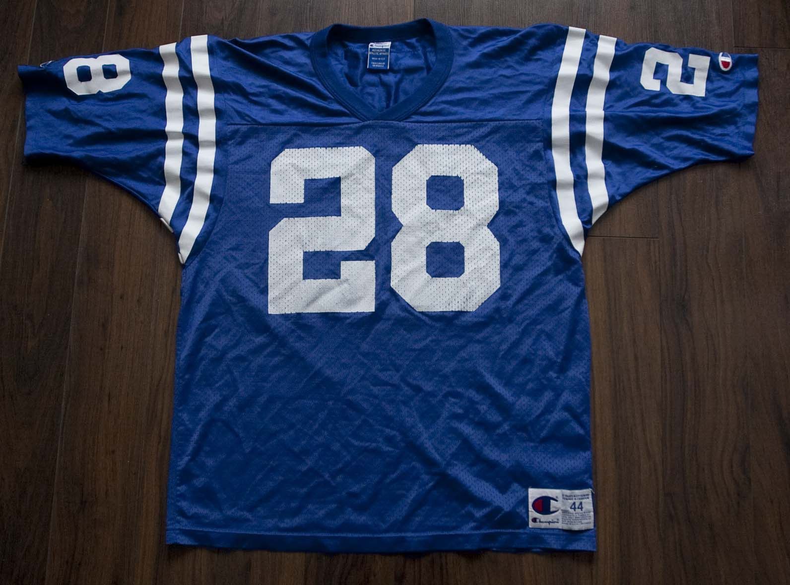 Champion × NFL × Vintage Marshall Faulk Jersey Indianapolis Colts Champion Size 44 Size US L / EU 52-54 / 3 - 2 Thumbnail
