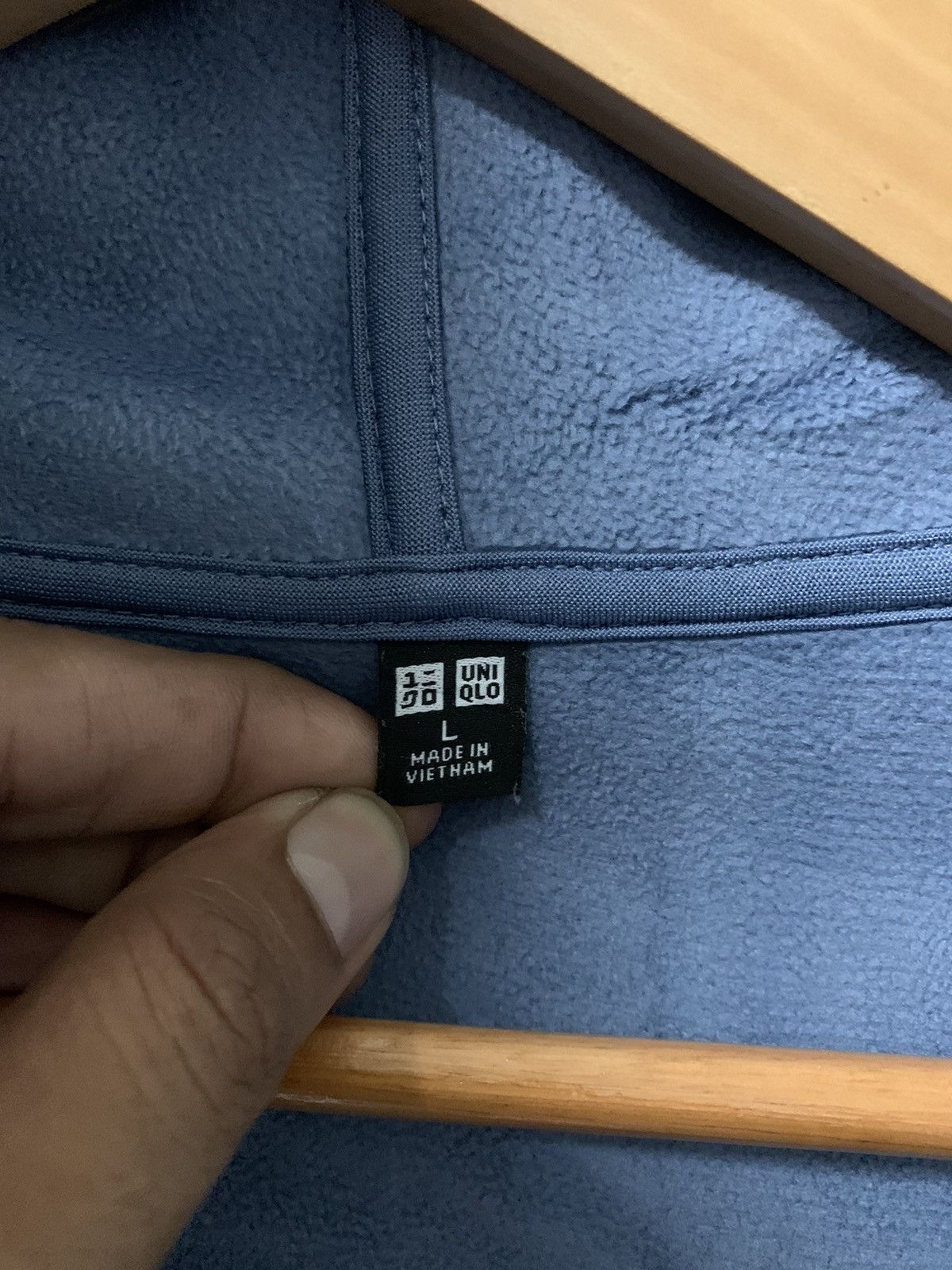 Japanese Brand × Uniqlo Uniqlo Fleece Hoodie Size US L / EU 52-54 / 3 - 6 Thumbnail