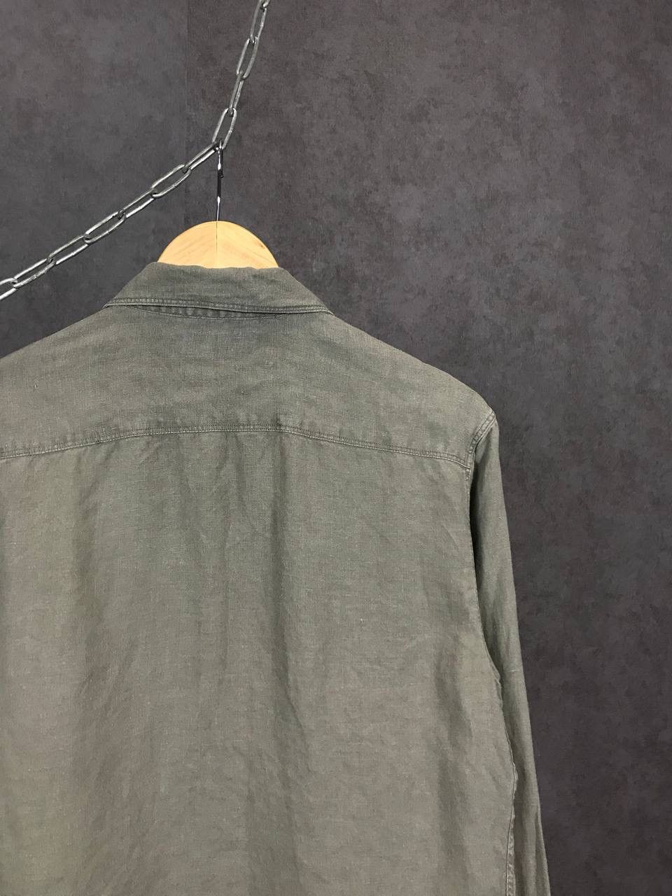 Allsaints Allsaints luxury streetwear linen shirt Size US M / EU 48-50 / 2 - 6 Thumbnail