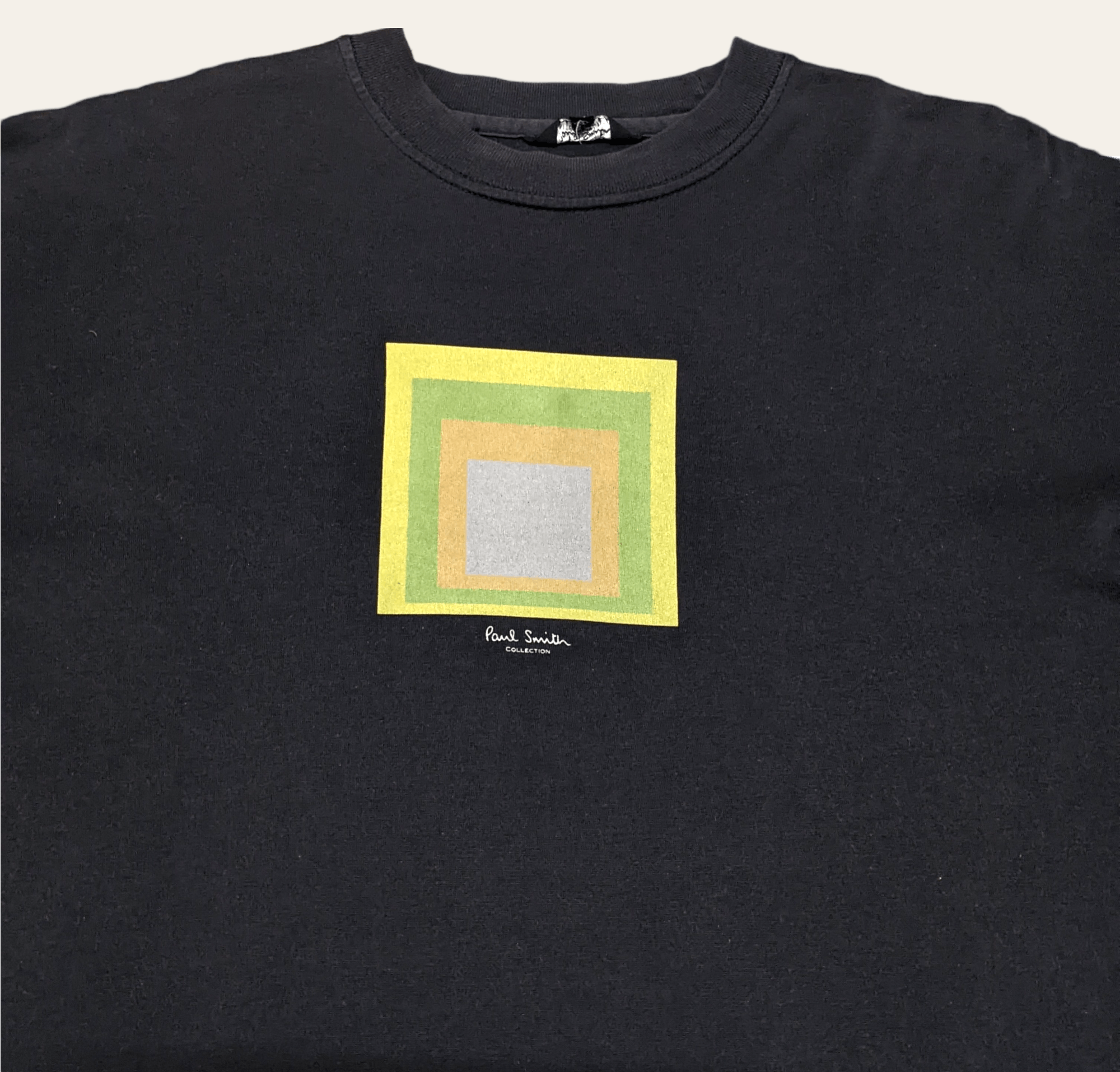 Paul Smith × Vintage Vintage 90s Paul Smith Collection Geometry Artwork T shirt Size US M / EU 48-50 / 2 - 1 Thumbnail