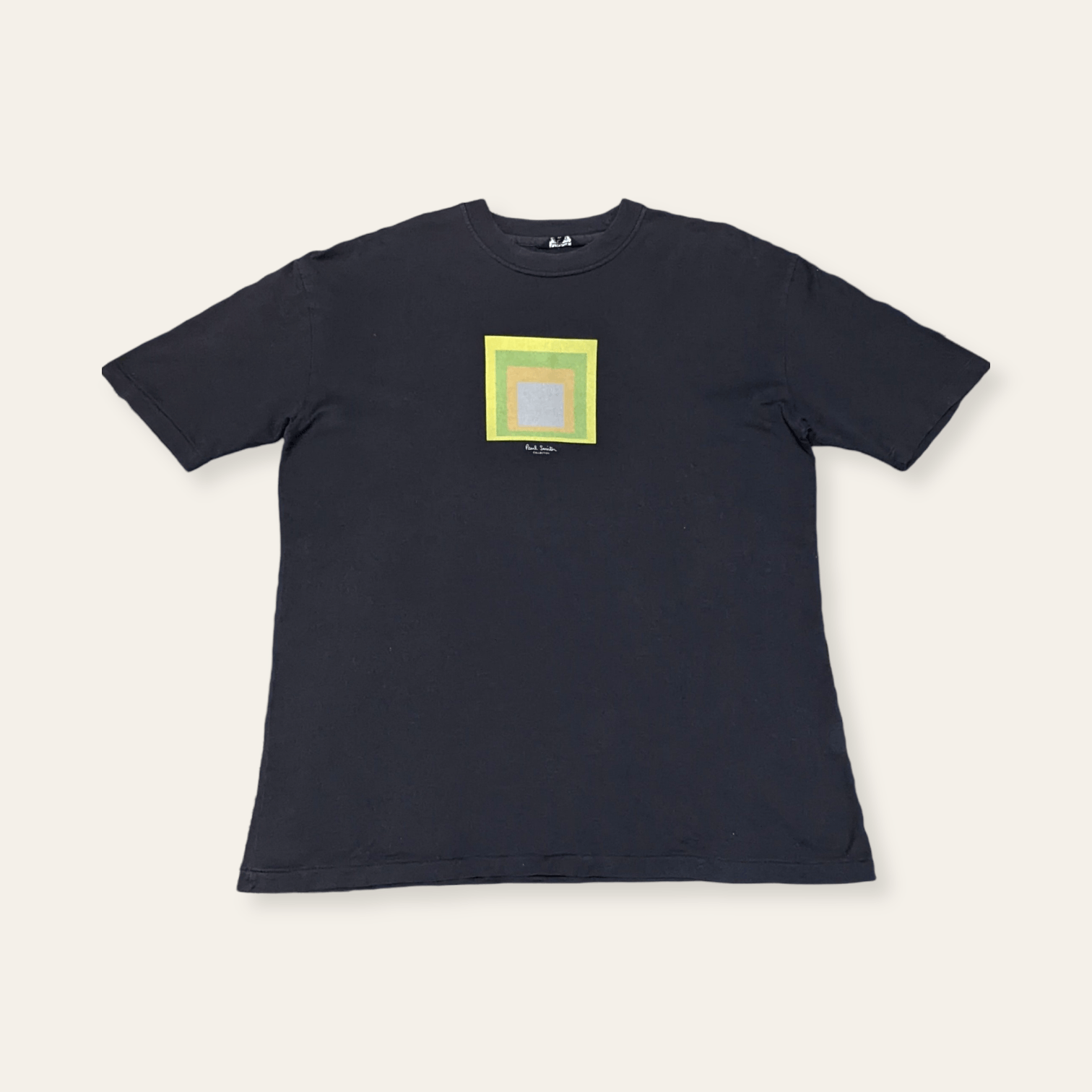 Paul Smith × Vintage Vintage 90s Paul Smith Collection Geometry Artwork T shirt Size US M / EU 48-50 / 2 - 2 Thumbnail